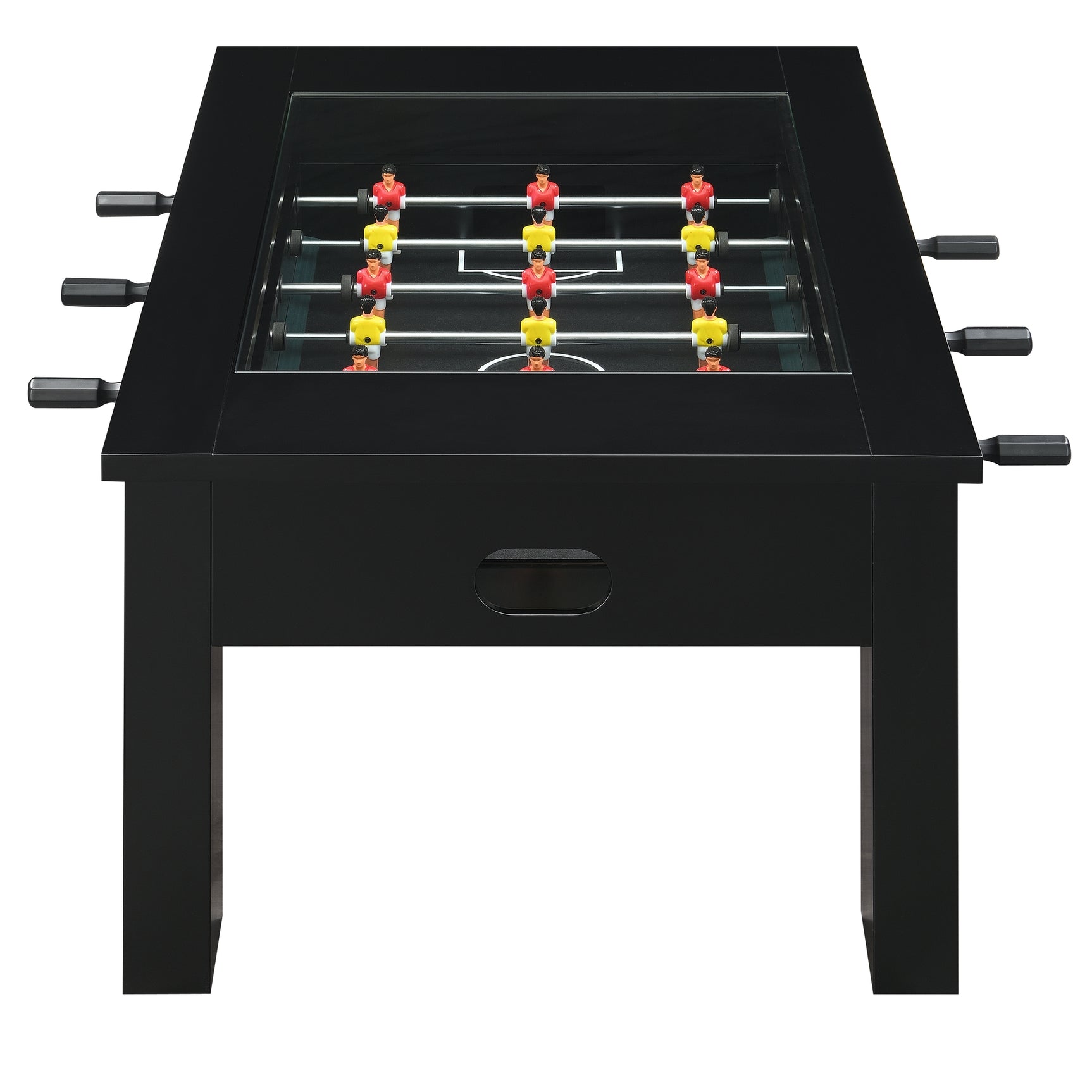 Giga Foosball Table (SSG-110601) Black Foosball Table - Tampa Furniture Outlet