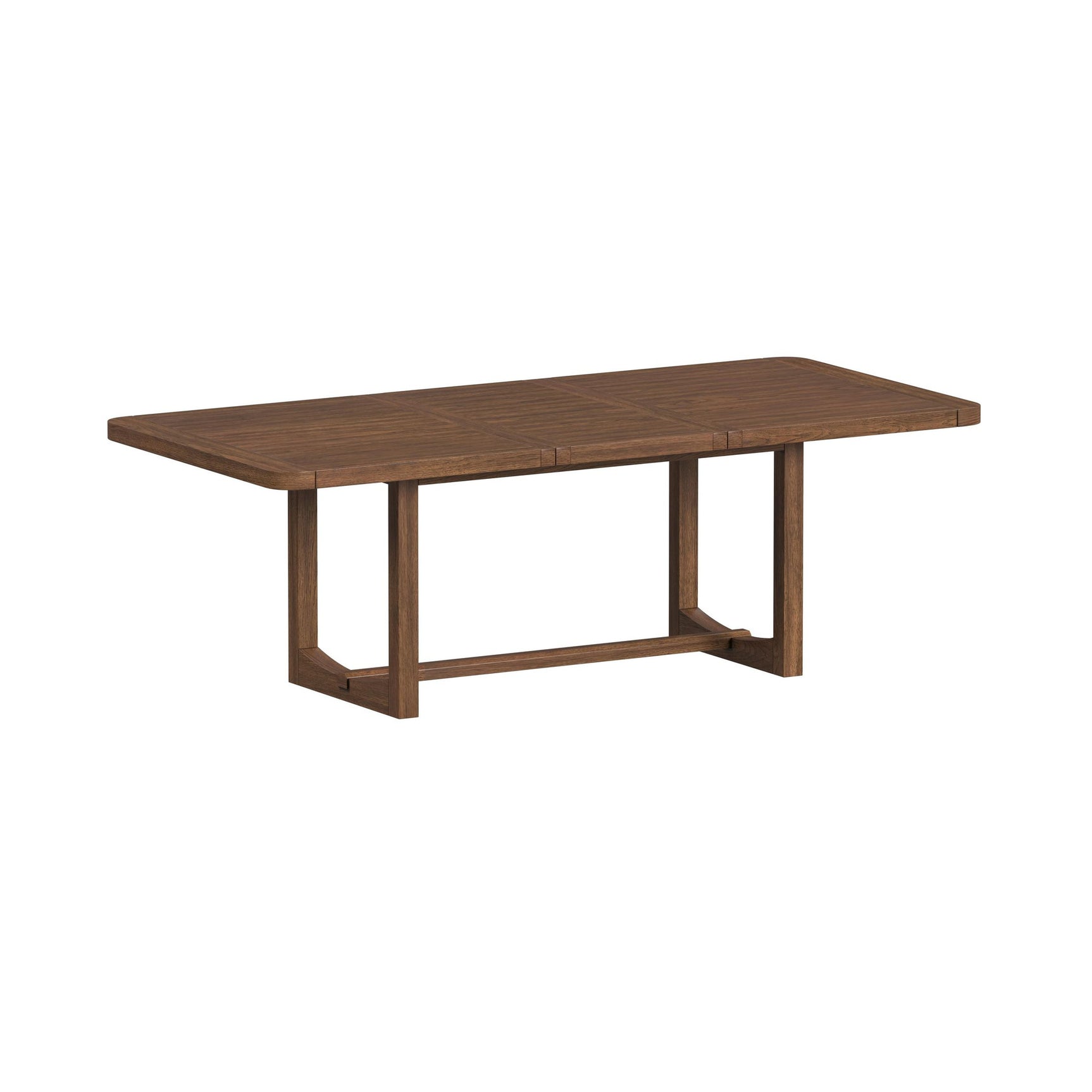Glinda Dining Table with 18" Leaf in Brown