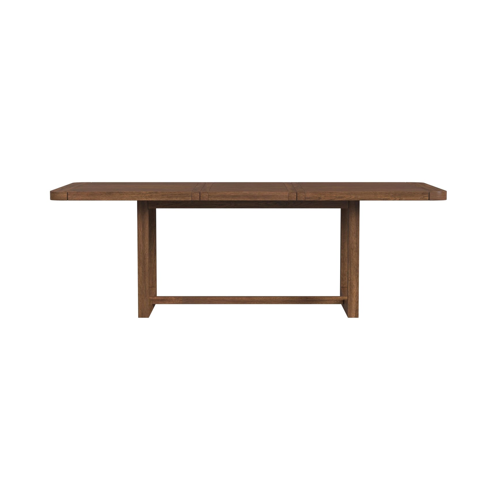 Glinda Dining Table with 18" Leaf in Brown