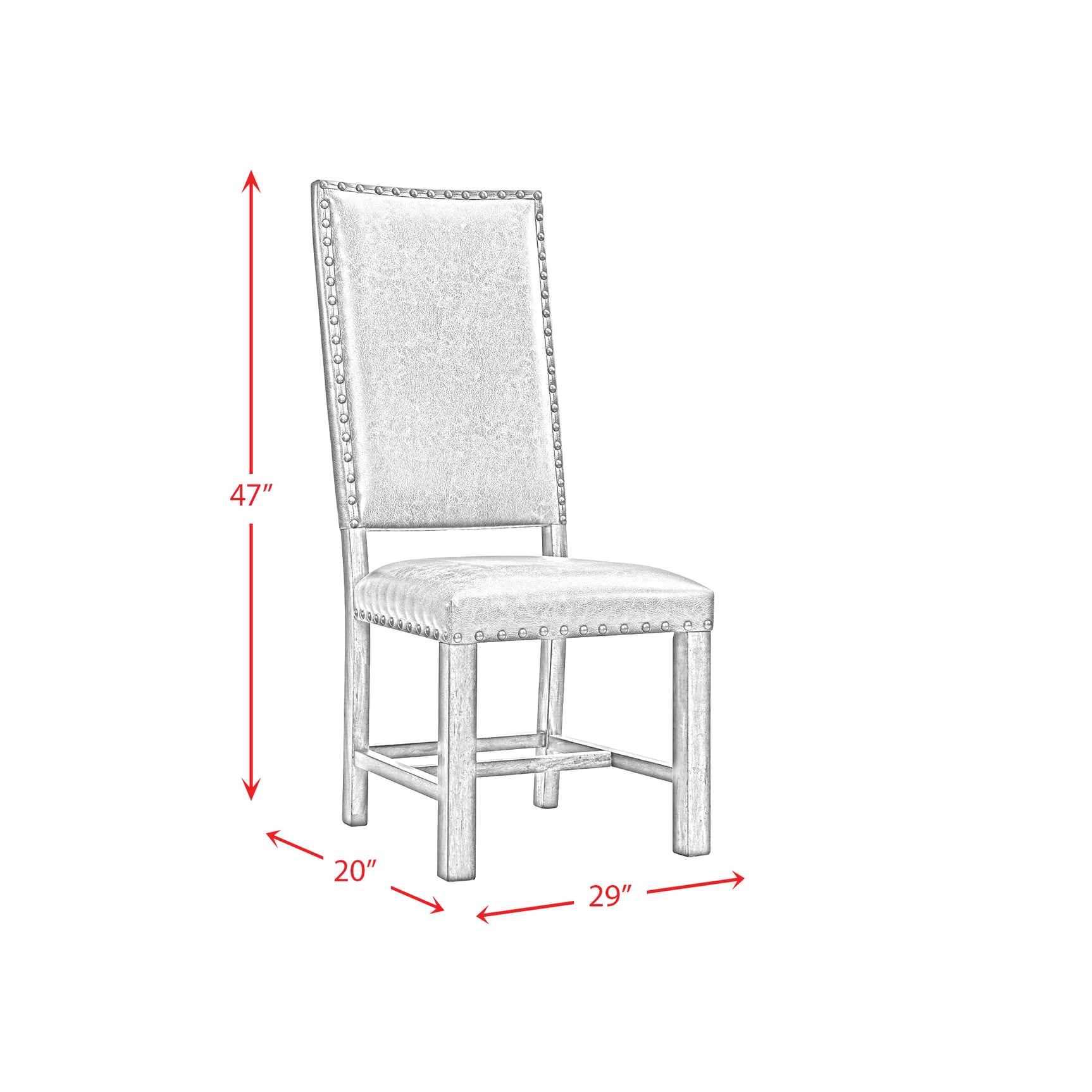 Gramercy Dining Straight Leg Side Chair (2pcs Per Carton) - Tampa Furniture Outlet