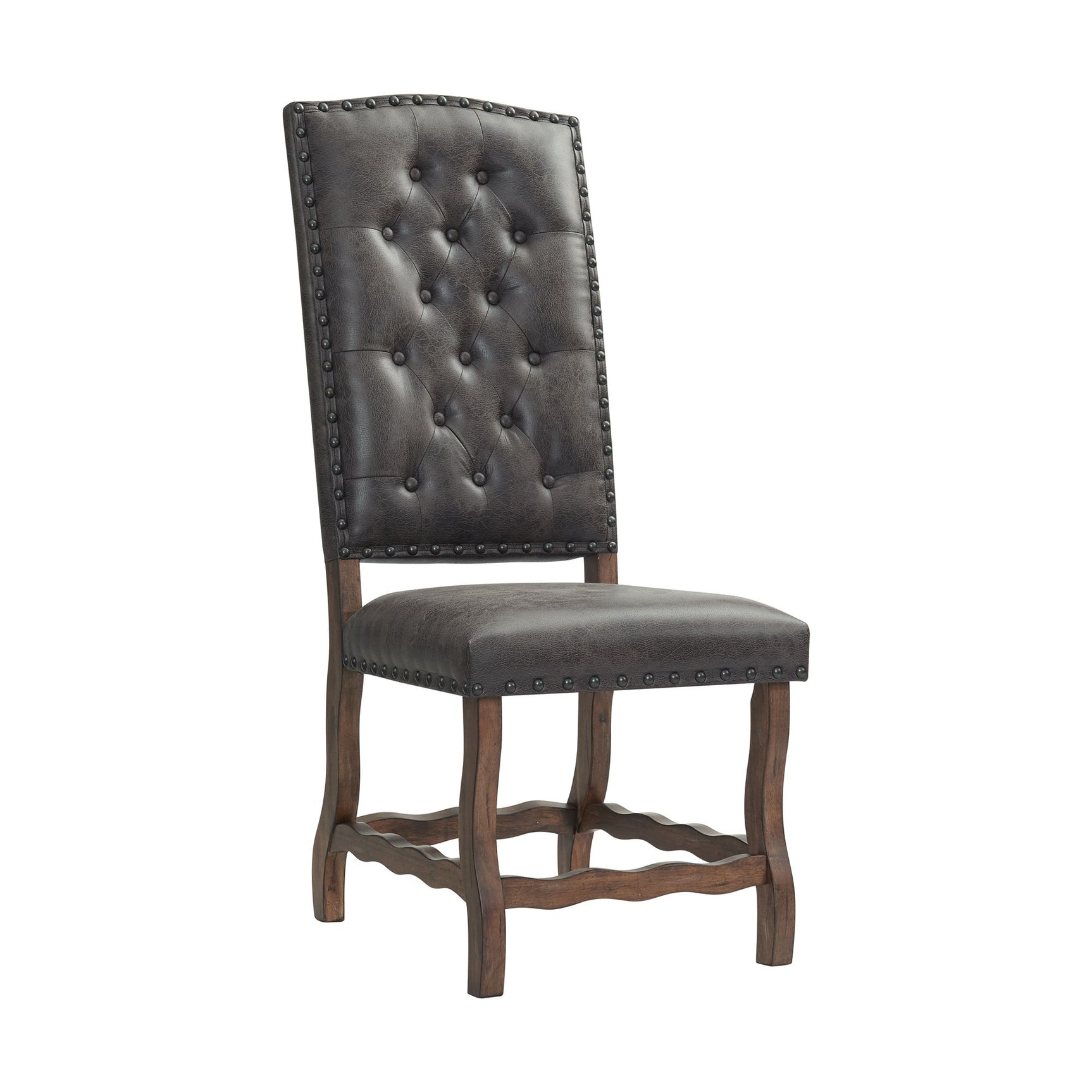 Gramercy Dining Curved Leg Side Chair (2pcs Per Carton) - Tampa Furniture Outlet