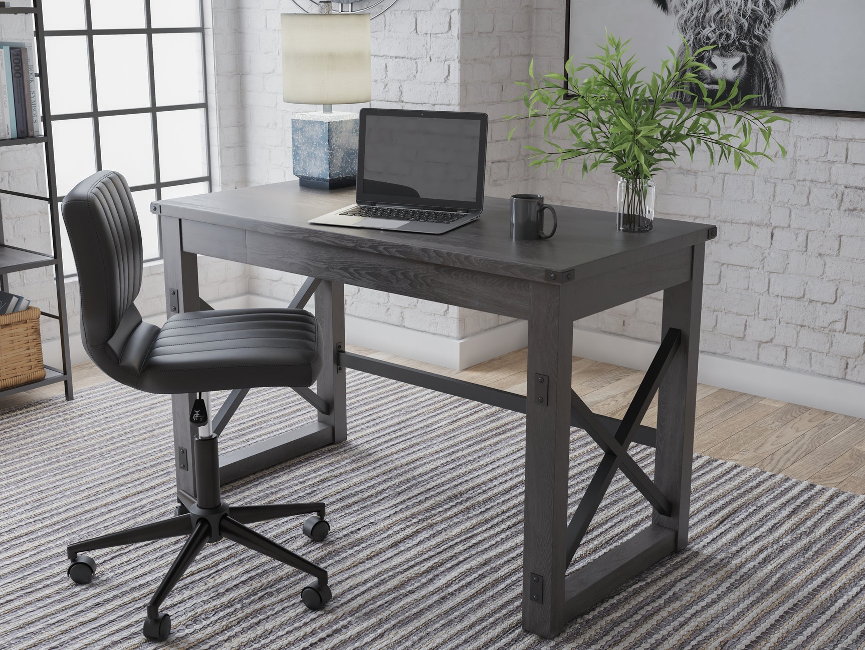 Freedan Office Desk - Tampa Furniture Outlet