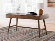 Tampa Furniture Outlet - Ashley Furniture - Lyncott Office Desk - Home Office Desk / Brown - H615-44