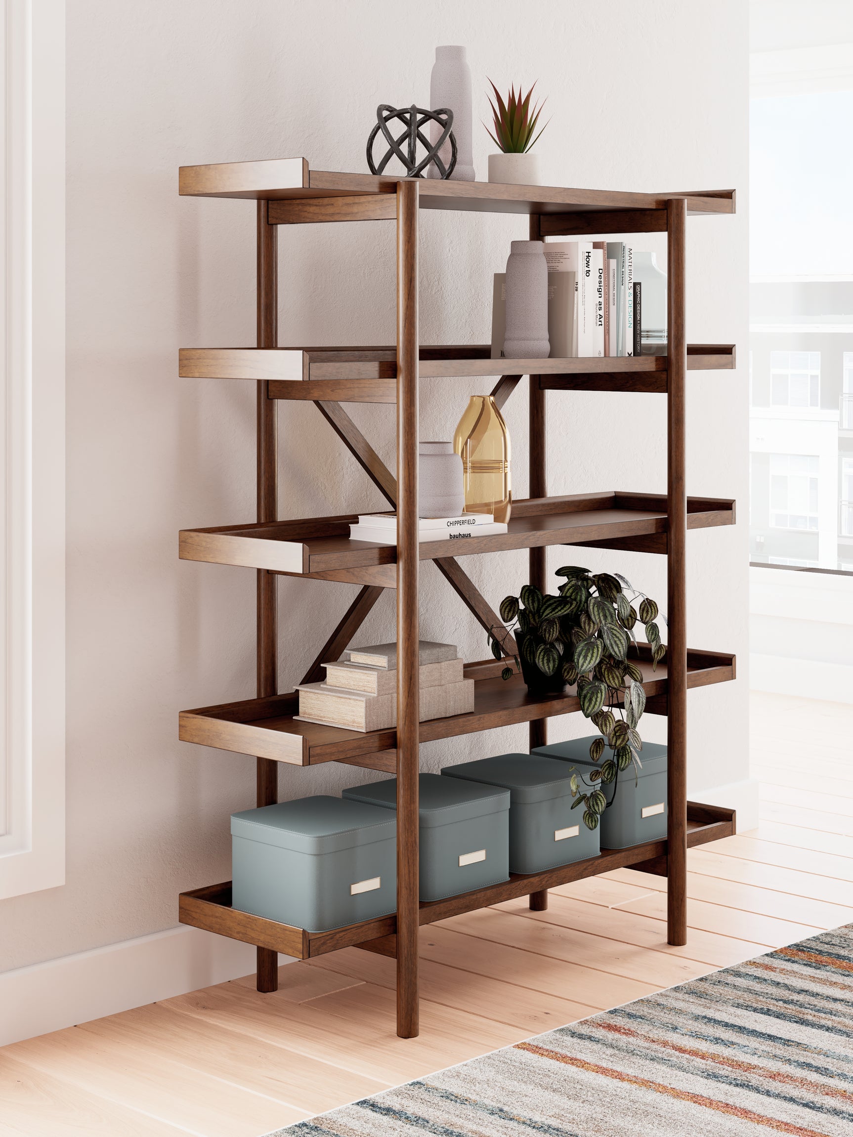 Lyncott Bookcase - Tampa Furniture Outlet