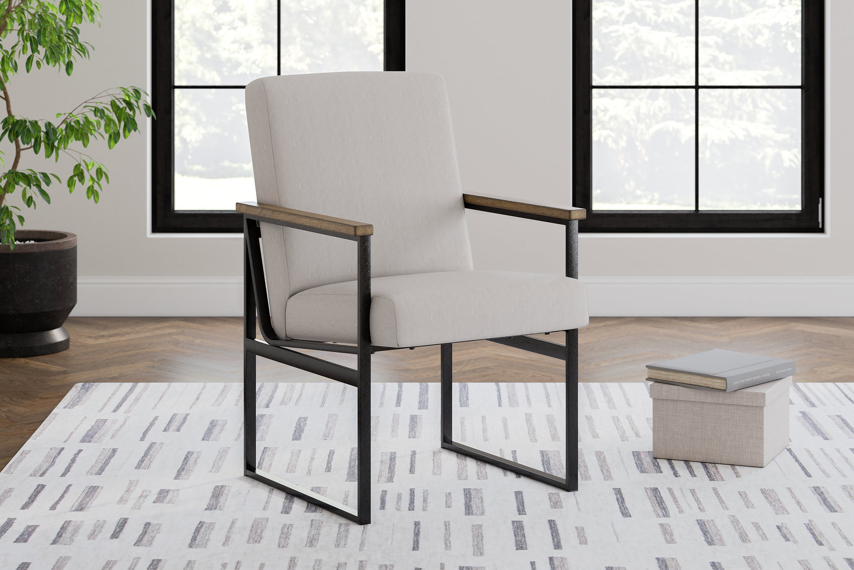 Tampa Furniture Outlet - Ashley Furniture - Montia Desk Chair - Home Office Desk Chair (1/CN) / Light Brown - H632-01A
