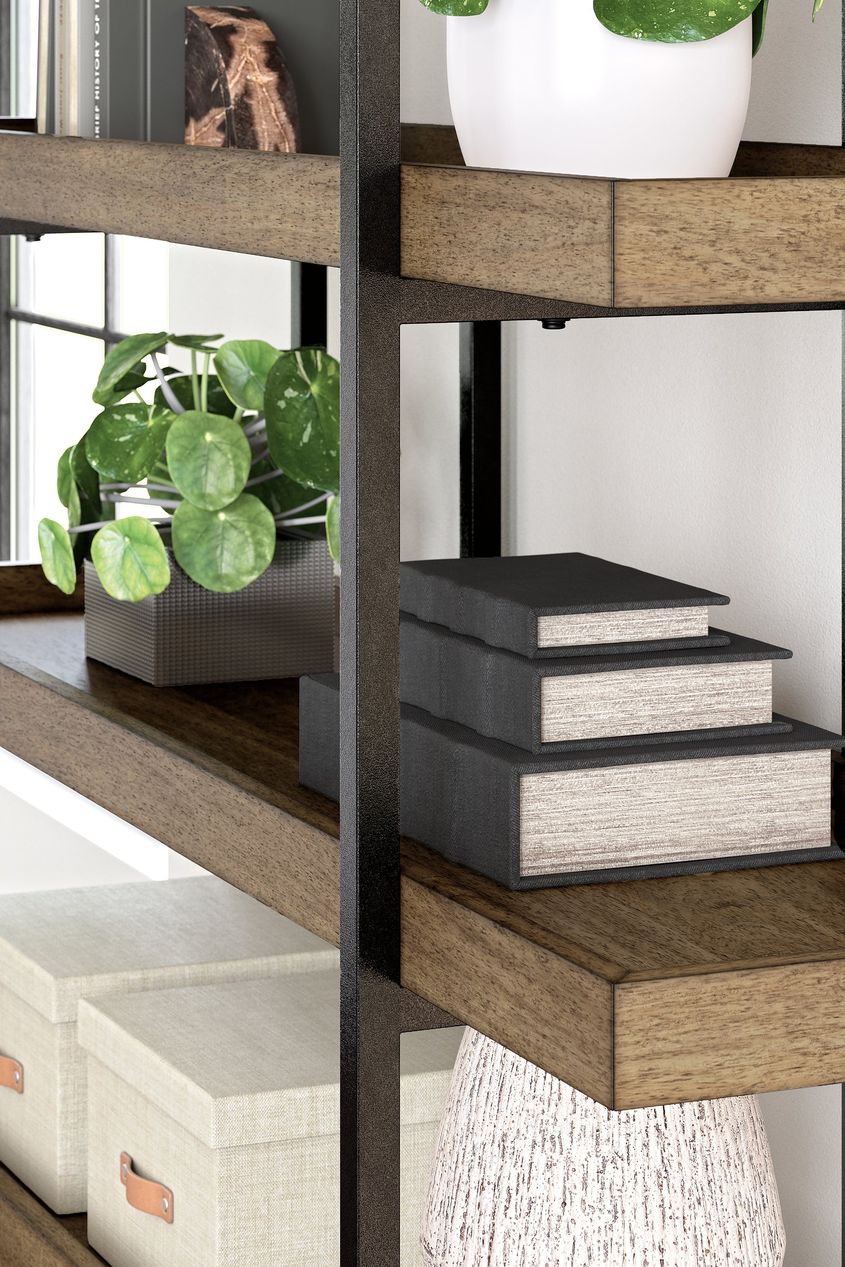 Montia Bookcase - Tampa Furniture Outlet