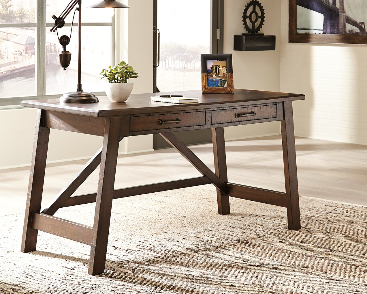 Baldridge Office Desk - Tampa Furniture Outlet