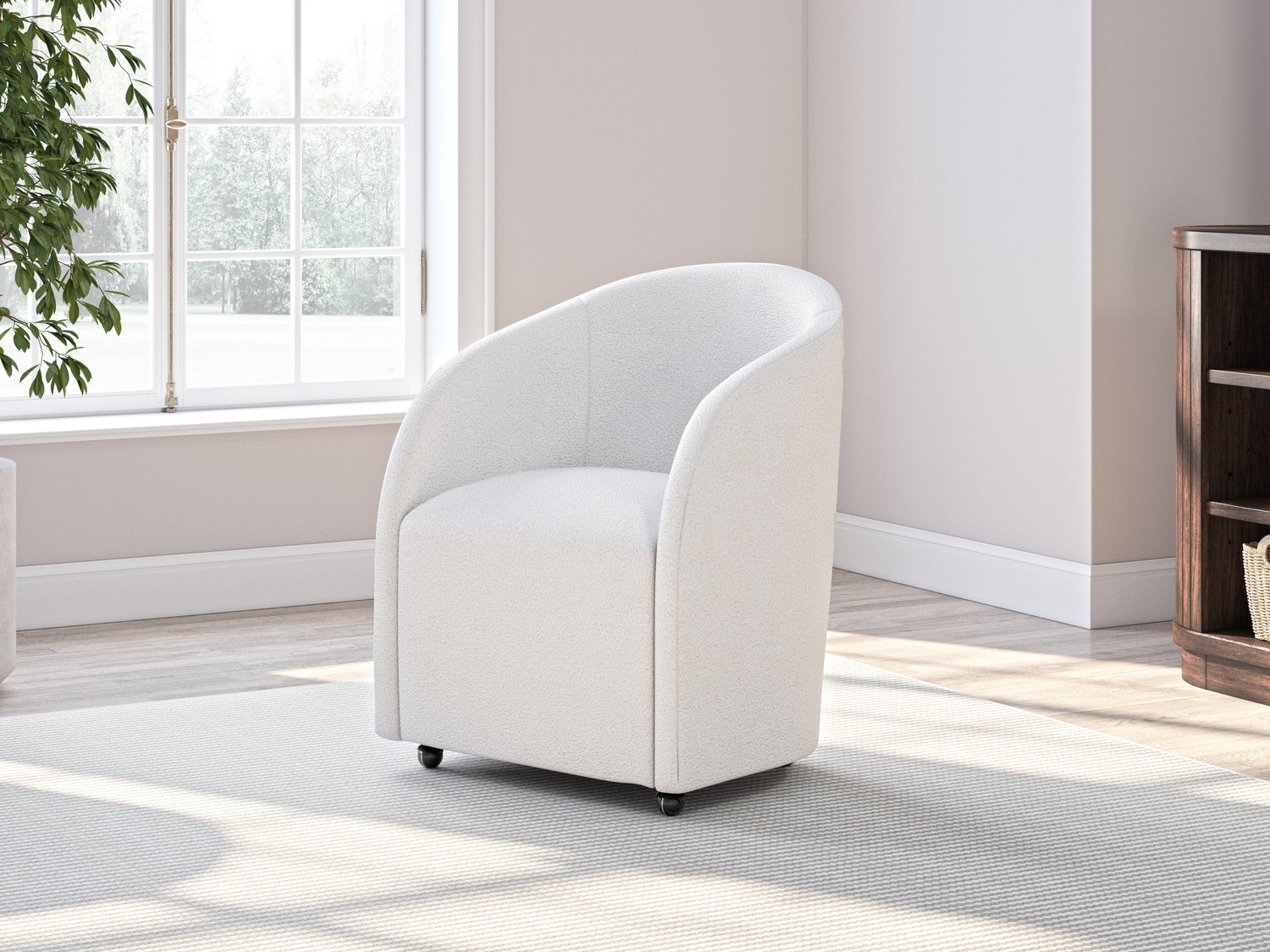 Tampa Furniture Outlet - Ashley Furniture - Korestone Desk Chair - Home Office Desk Chair (1/CN) / White - H687-01A