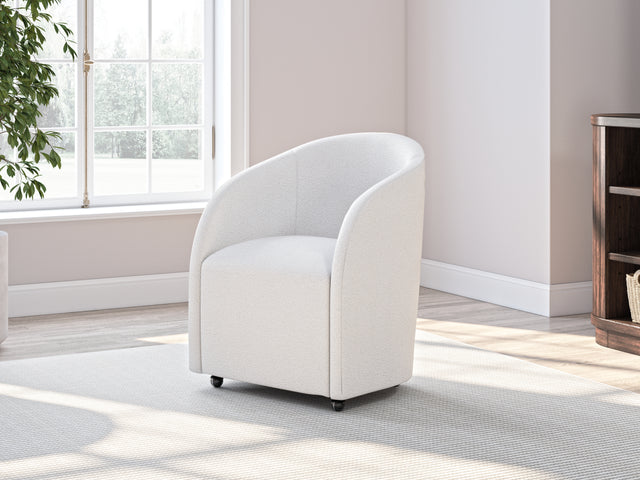 Tampa Furniture Outlet - Ashley Furniture - Korestone Desk Chair - Home Office Desk Chair (1/CN) / White - H687-01A