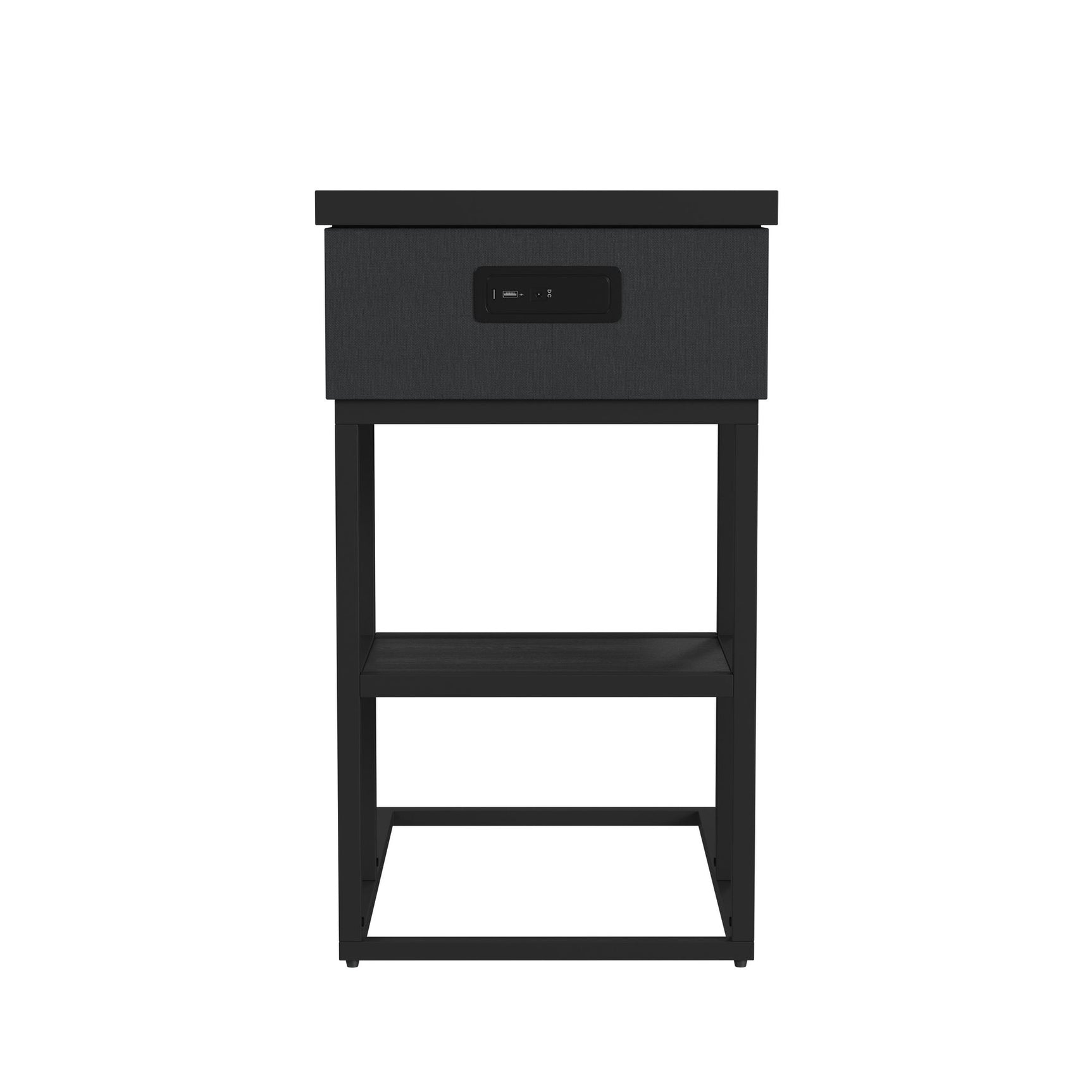 Halo Smart C-Table in Black - Tampa Furniture Outlet