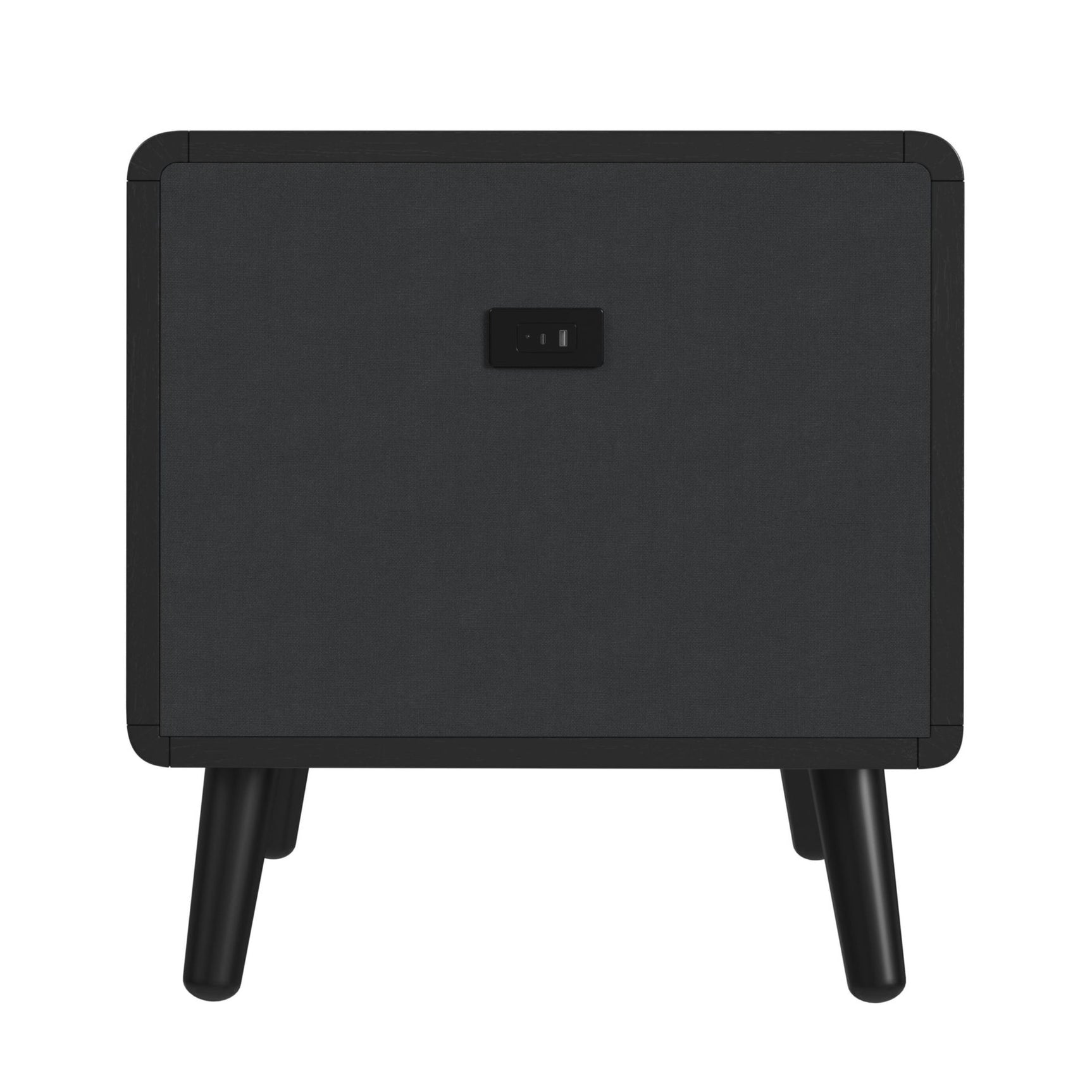 Halo Square Smart End table in Black