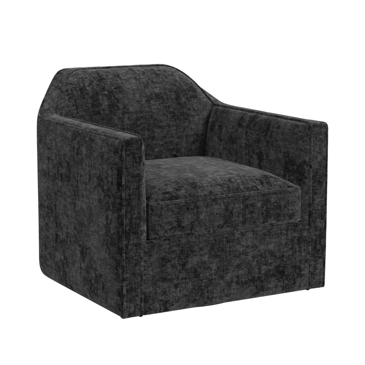 Hamlin Swivel Chair in Beamer Blue