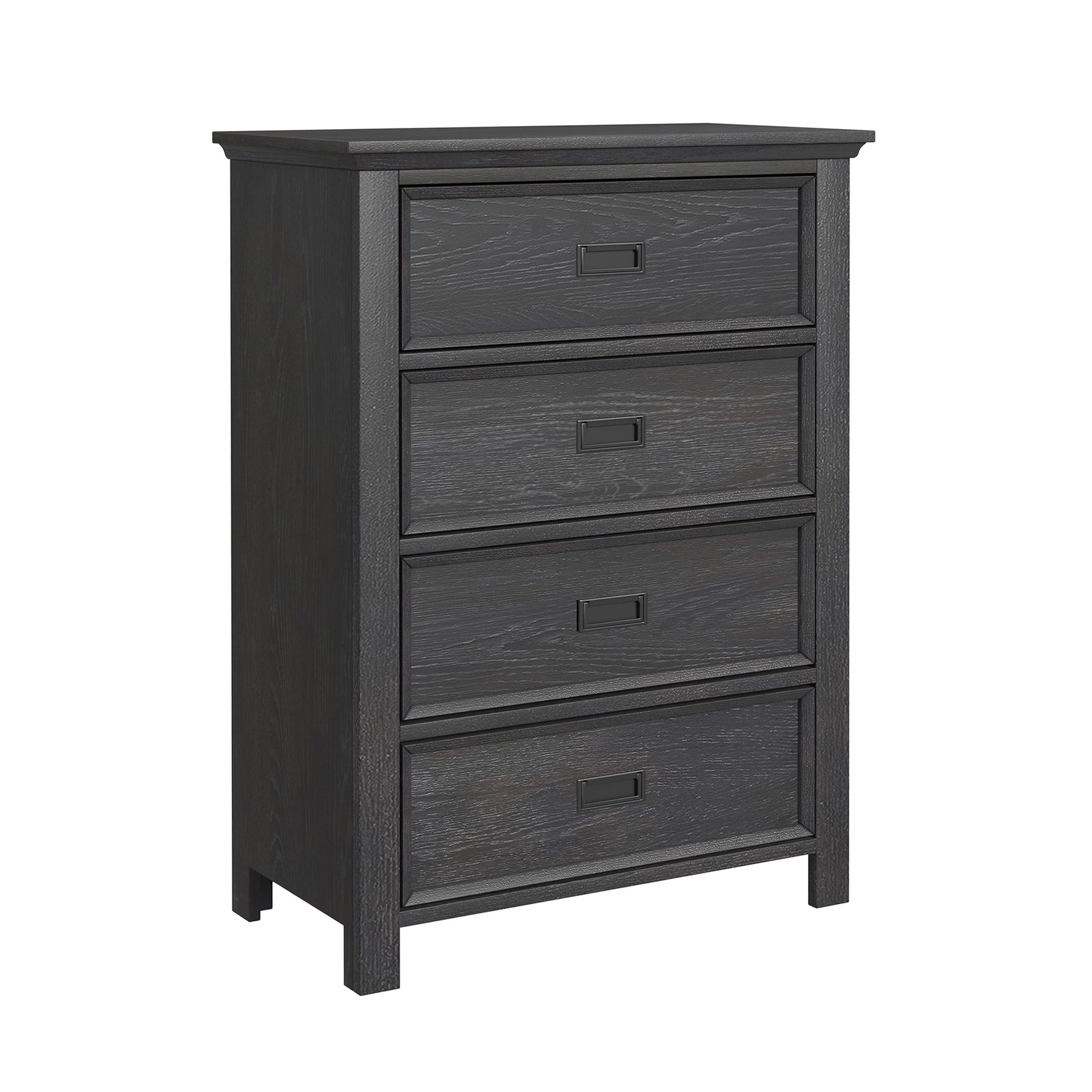 Hampton Kids 4-Drawer Chest in Charcoal