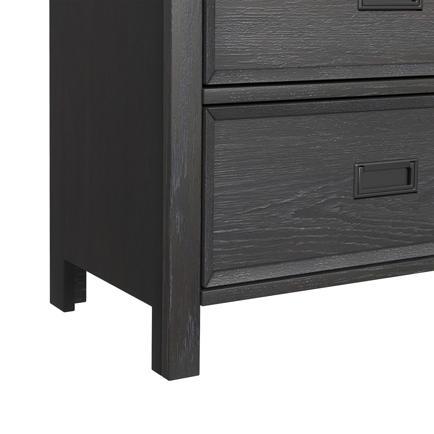 Hampton Kids 4-Drawer Chest in Charcoal