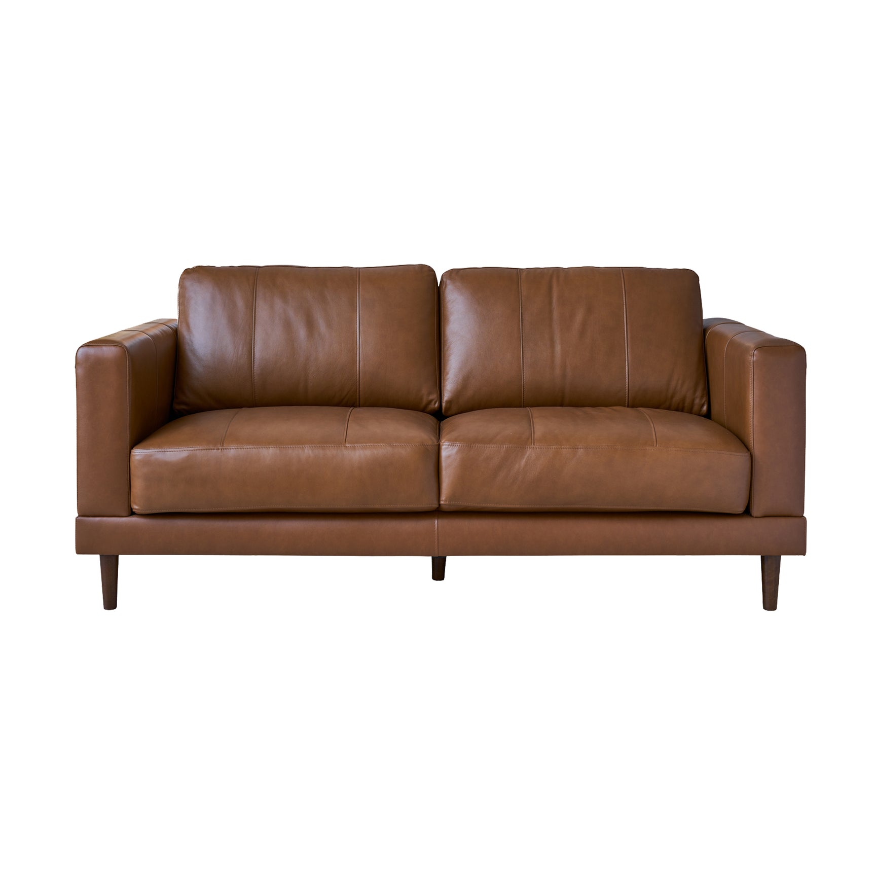 Hampton Loveseat in Fiero Tan (Top Grain/PVC) - Tampa Furniture Outlet