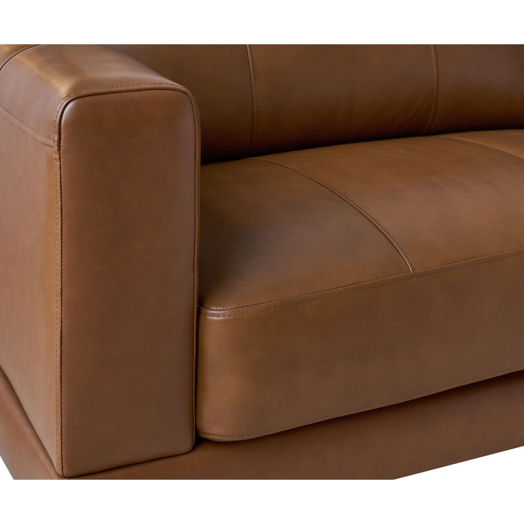 Hampton Chair in Fiero Tan (Top Grain/PVC) - Tampa Furniture Outlet