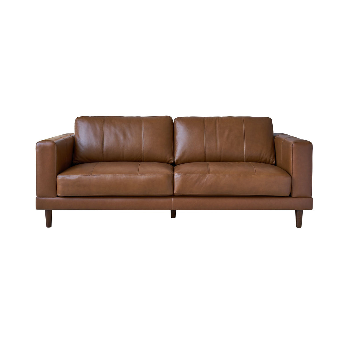 Hampton Sofa in Fiero Tan (Top Grain/PVC)