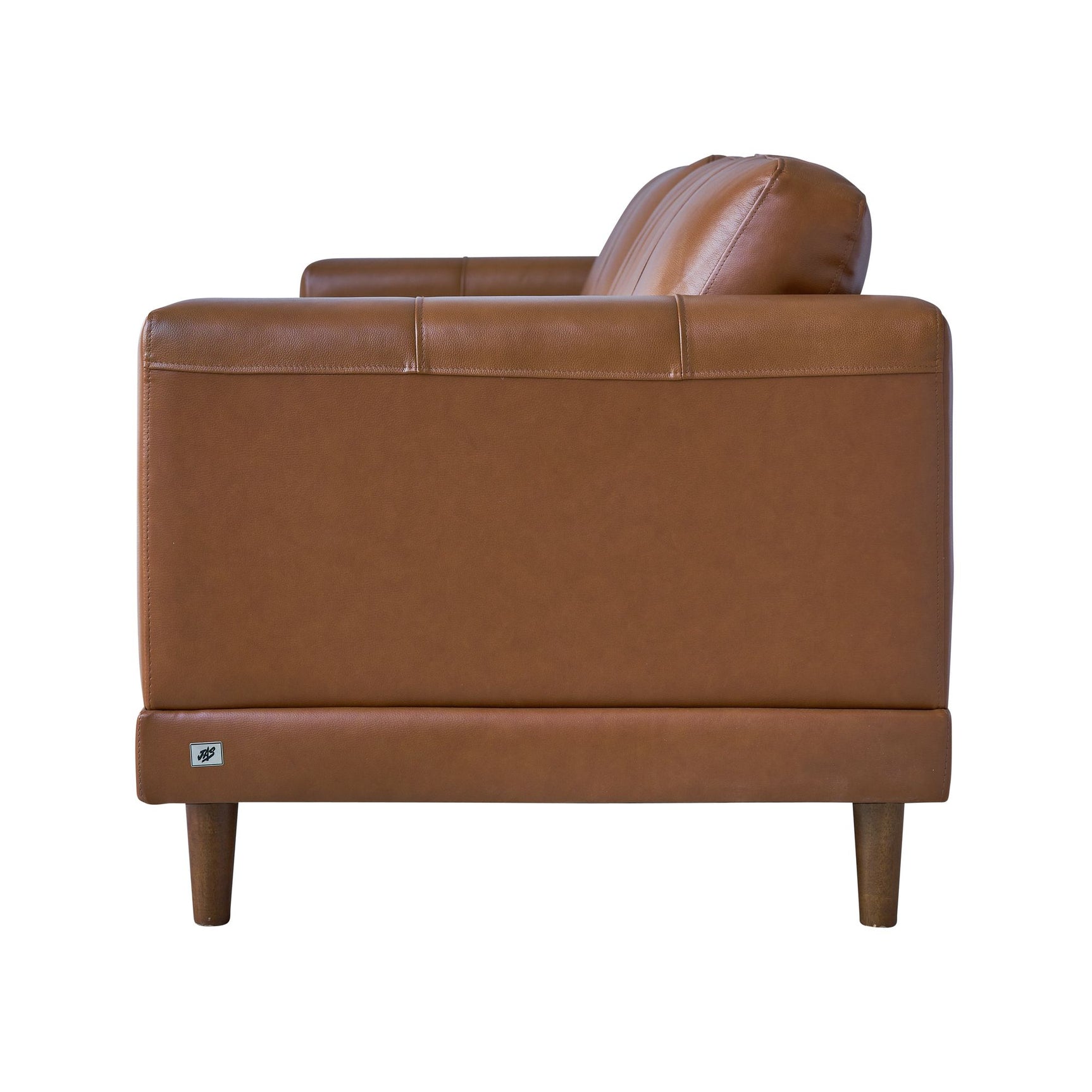 Hampton Sofa in Fiero Tan (Top Grain/PVC) - Tampa Furniture Outlet