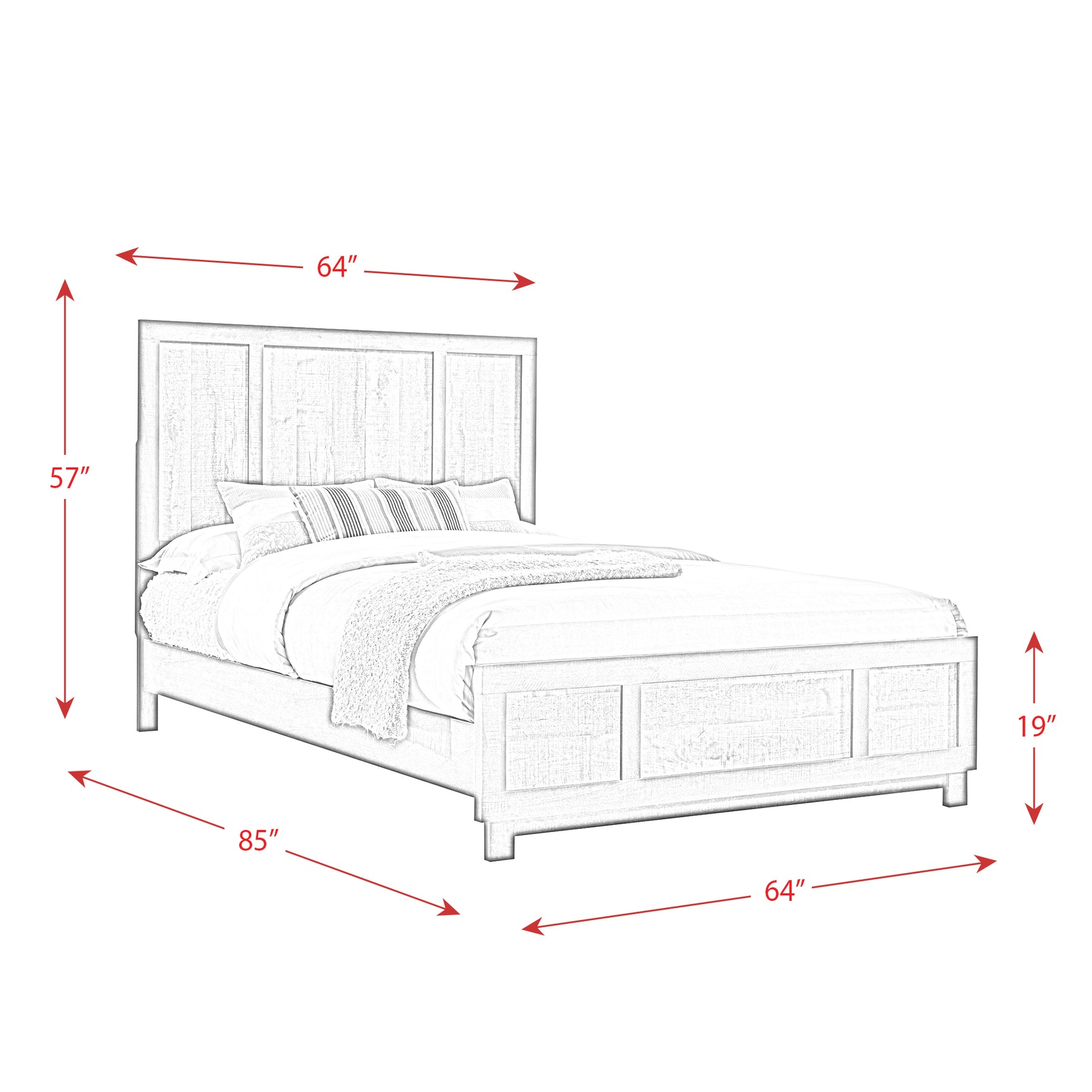 Harlington Queen Panel Bed - Tampa Furniture Outlet