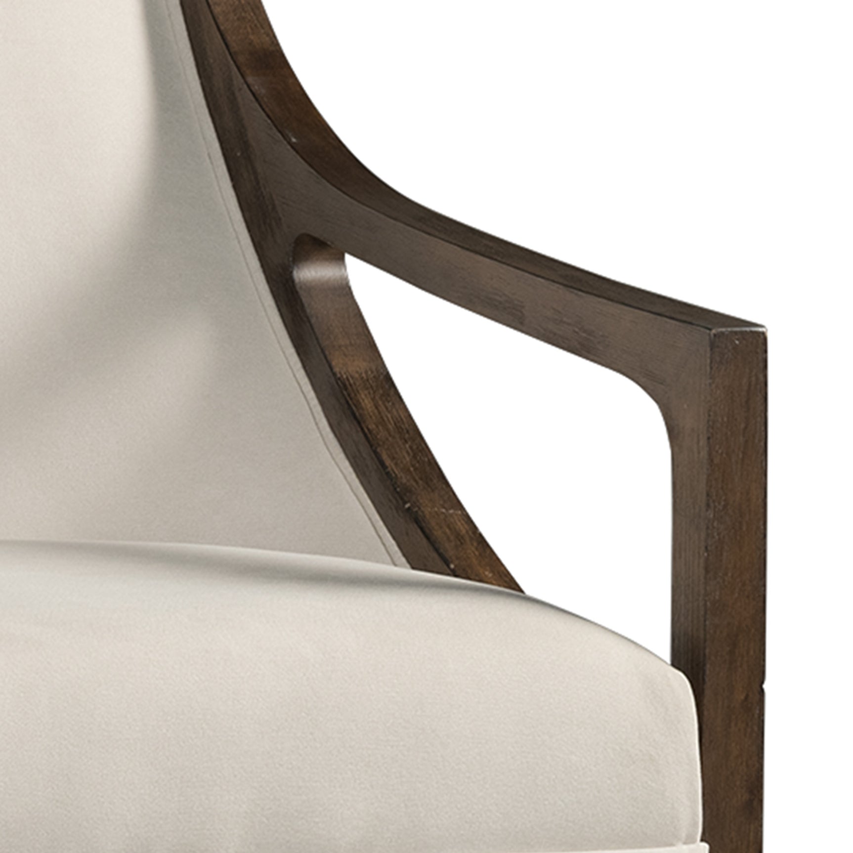 Hopkins Chair w/Brown Arm Columbia Natural(ISTA 3) - Tampa Furniture Outlet