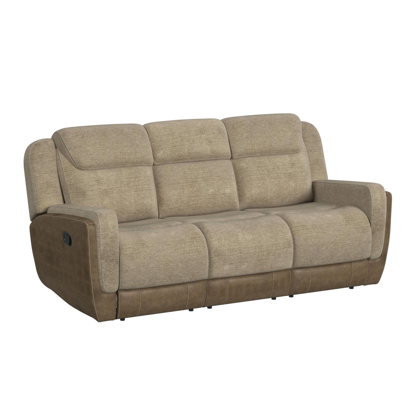 Hornet Motion Sofa in Rancho Beige - Tampa Furniture Outlet
