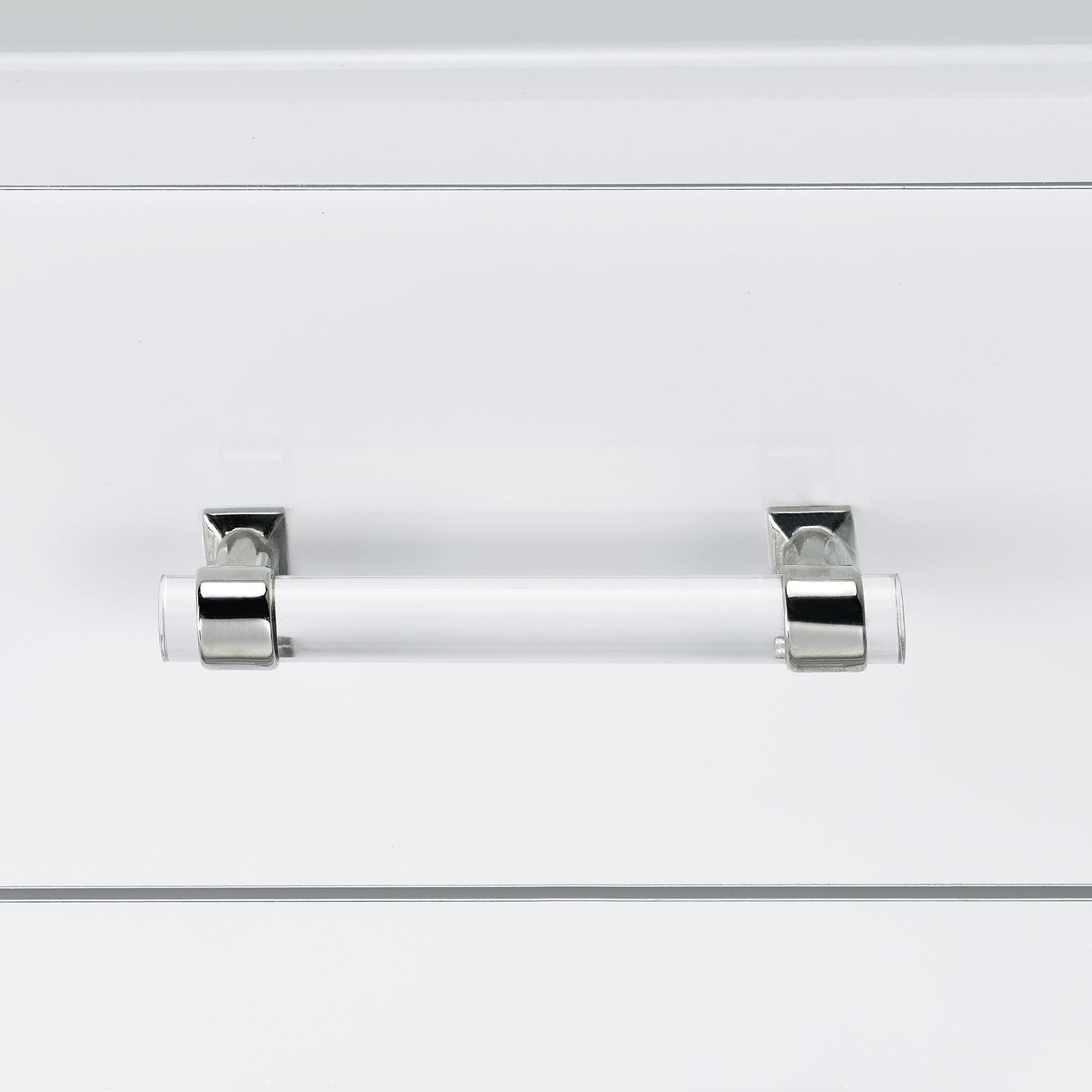 Irvine Mini Dressing Table with Stool, LED and USB in Glossy White - Tampa Furniture Outlet