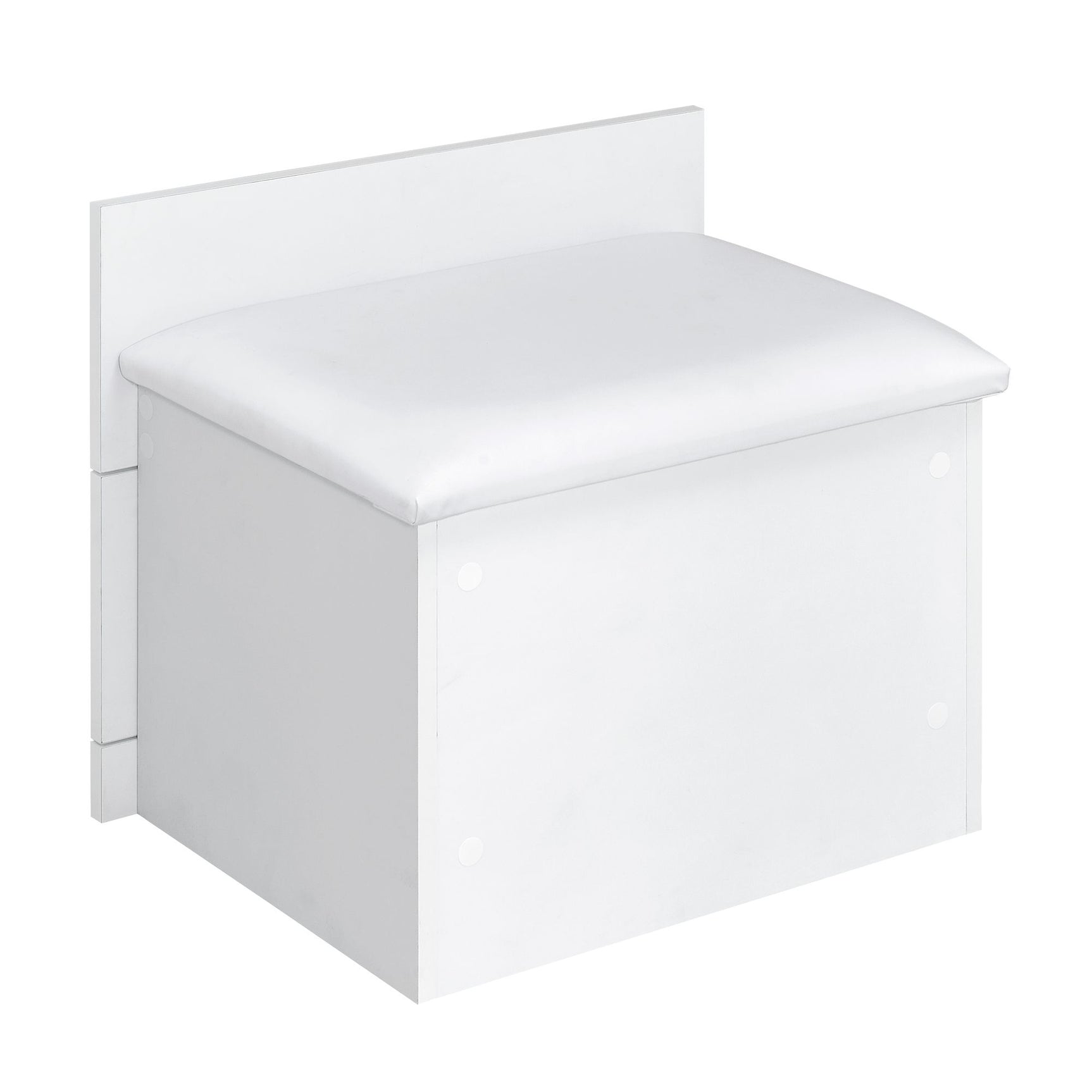Irvine Mini Dressing Table with Stool, LED and USB in Glossy White - Tampa Furniture Outlet