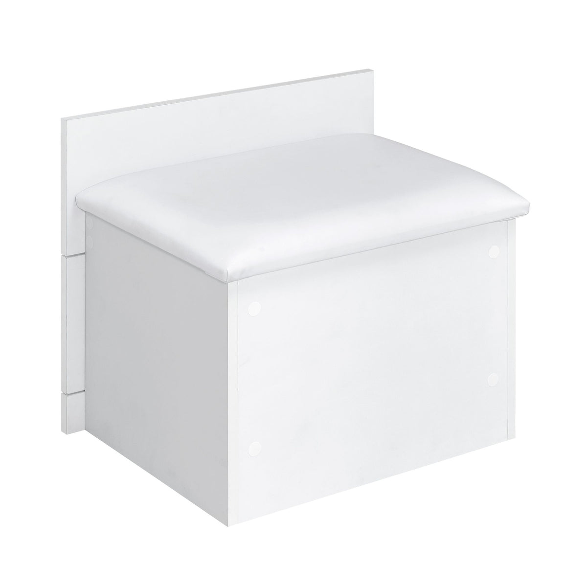 Irvine Mini Dressing Table with Stool, LED and USB in Glossy White