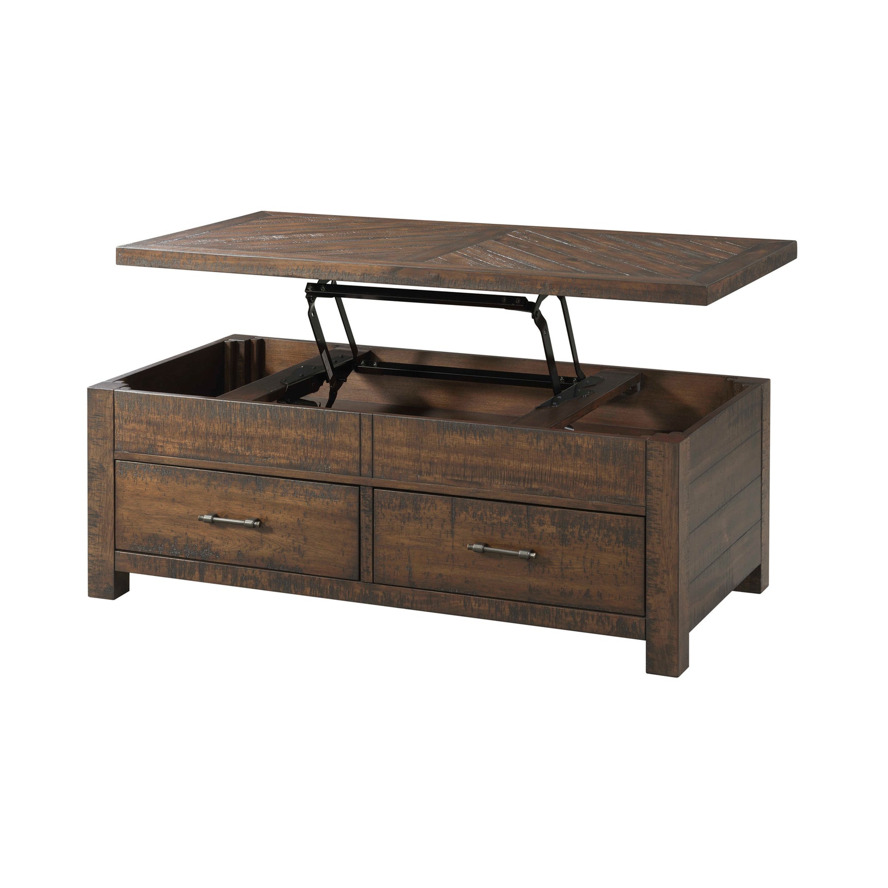 Jax 3PC Occasional Table Set-Lift Top Coffee & Two End Tables in Cherry