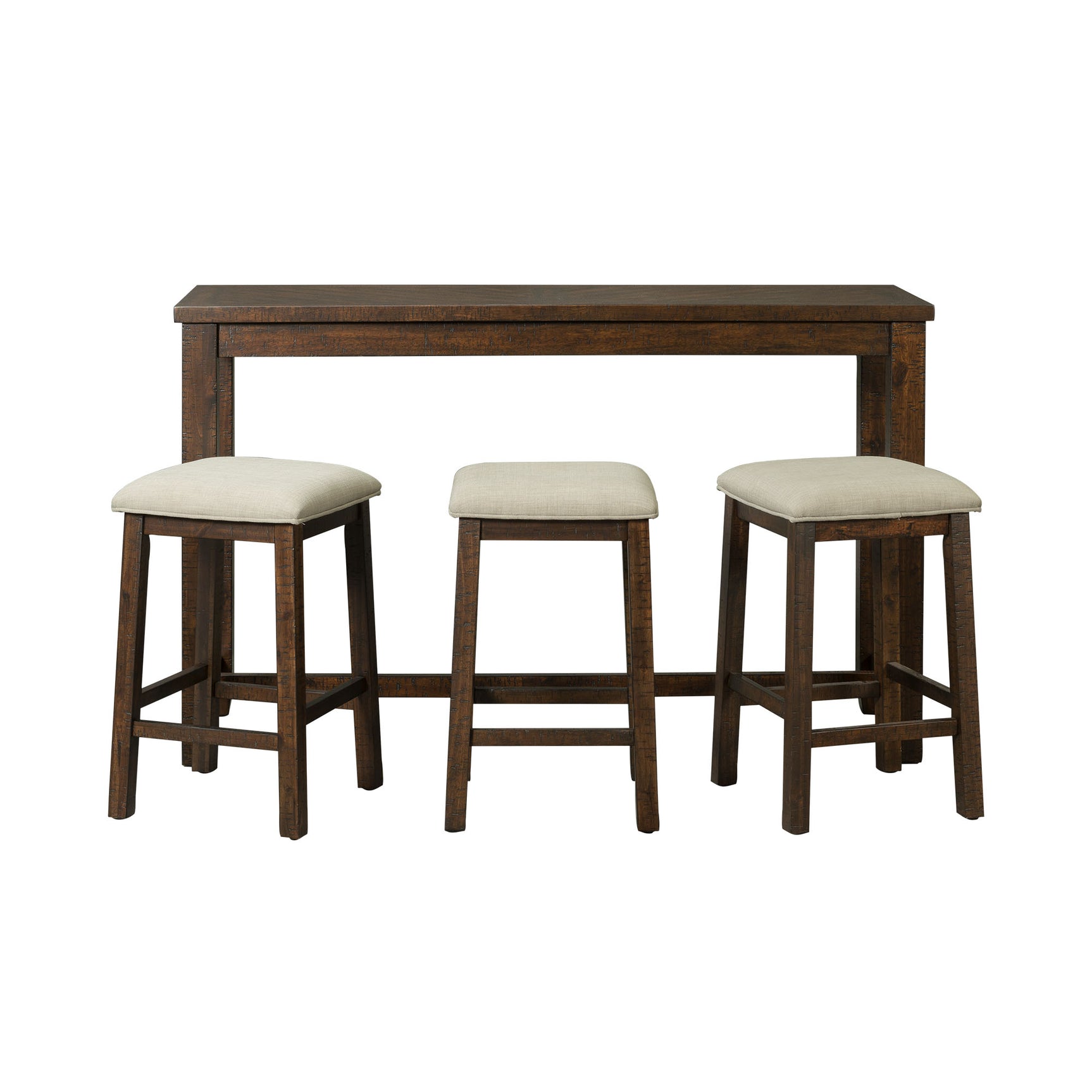 Jax Bar Table Single Pack (Table + Three Stools) - Tampa Furniture Outlet