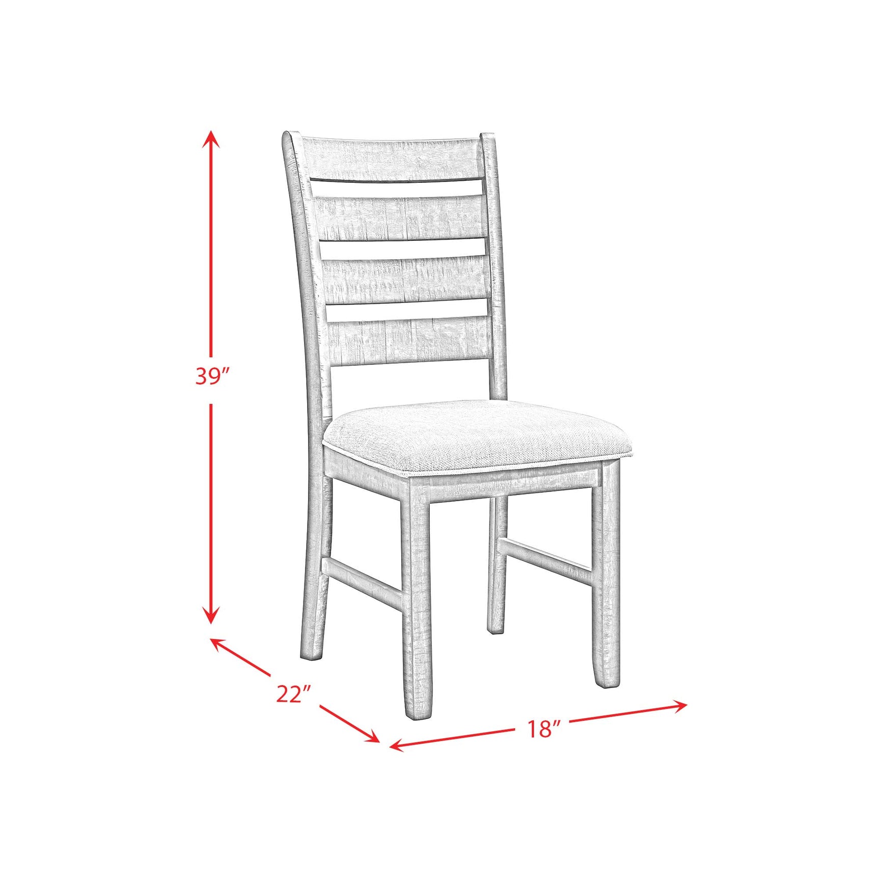 Jax 6PC Dining Set (72" Table + 4 Chairs + Bench) in Cherry - Tampa Furniture Outlet