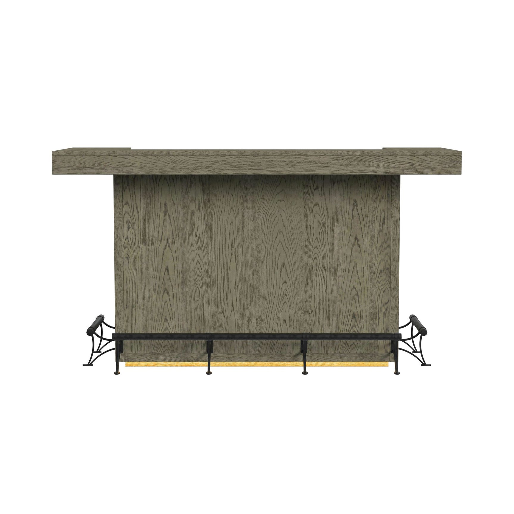 Jemma Bar Table with Light in Grey and Dark Espresso