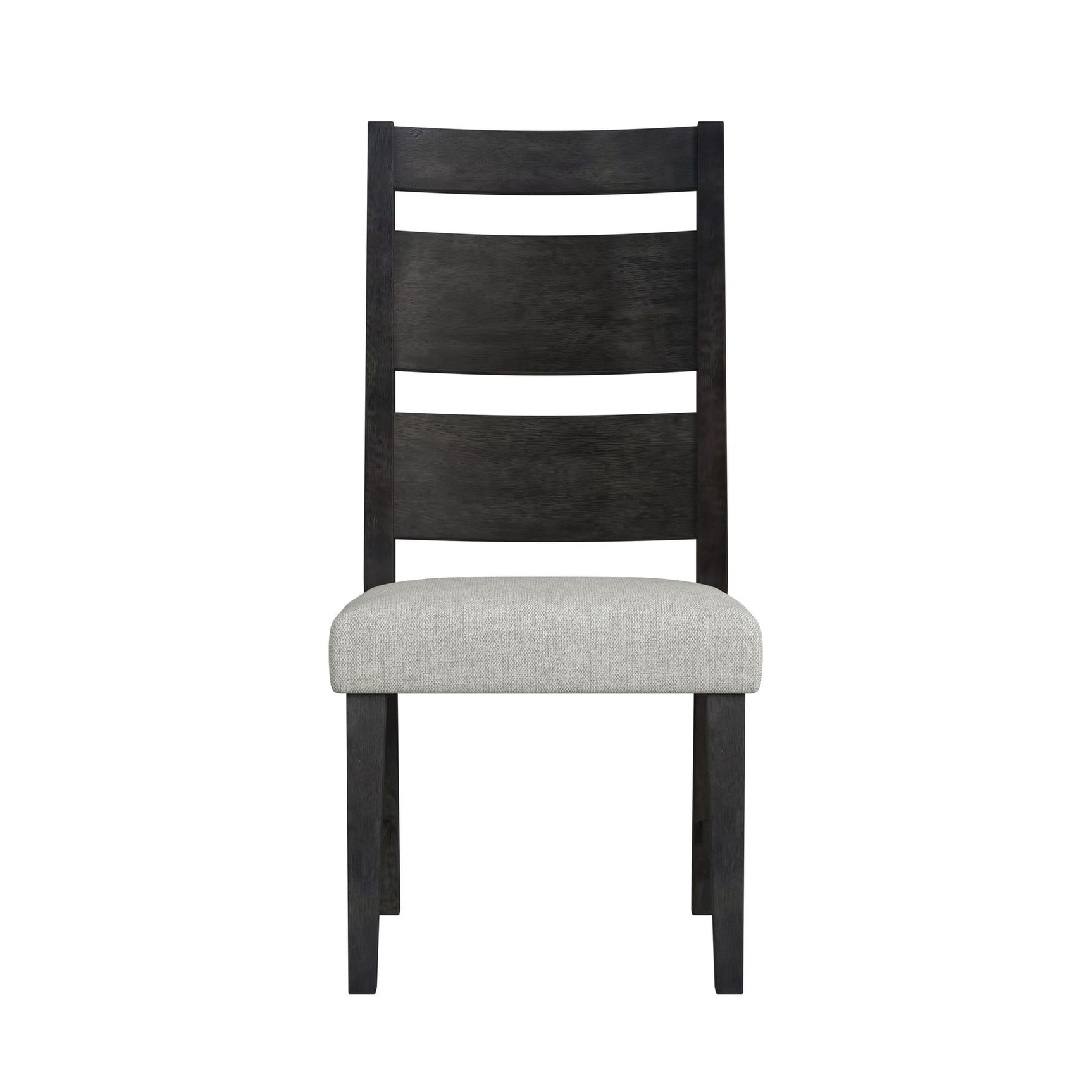 Jemma Wood Back Dining Side Chair with Beige Linen in Dark Espresso (2 Per Carton)