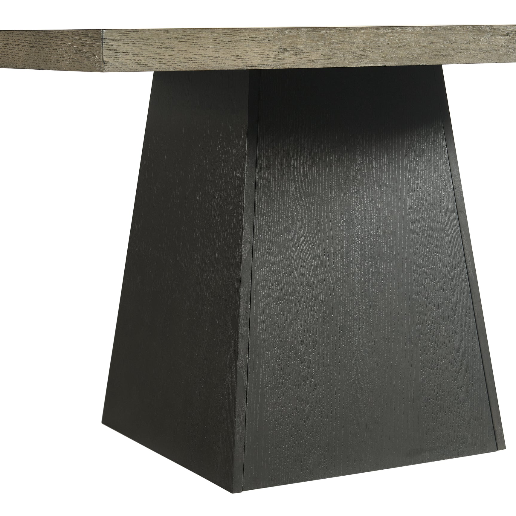 Jemma Square Table w/ Grey Top & Dark Espresso Base - Tampa Furniture Outlet
