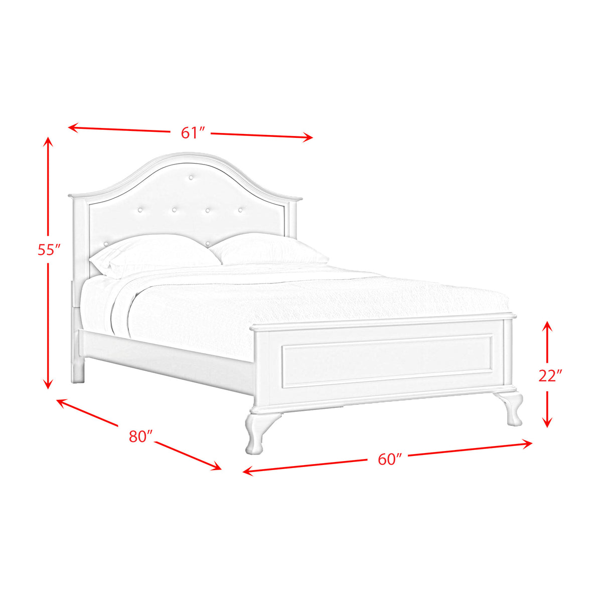 Jesse Full Panel Bed