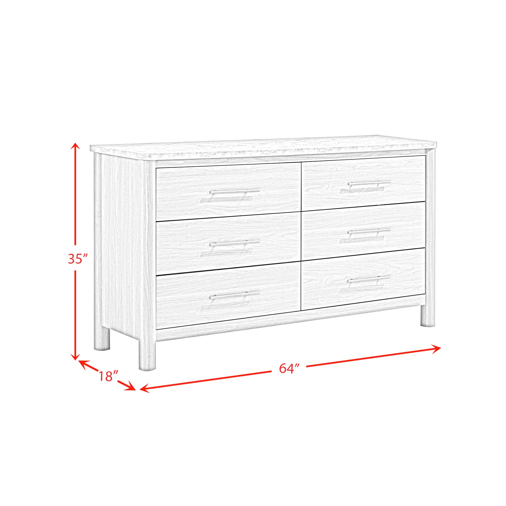 Jonas Dresser in Natural - Tampa Furniture Outlet