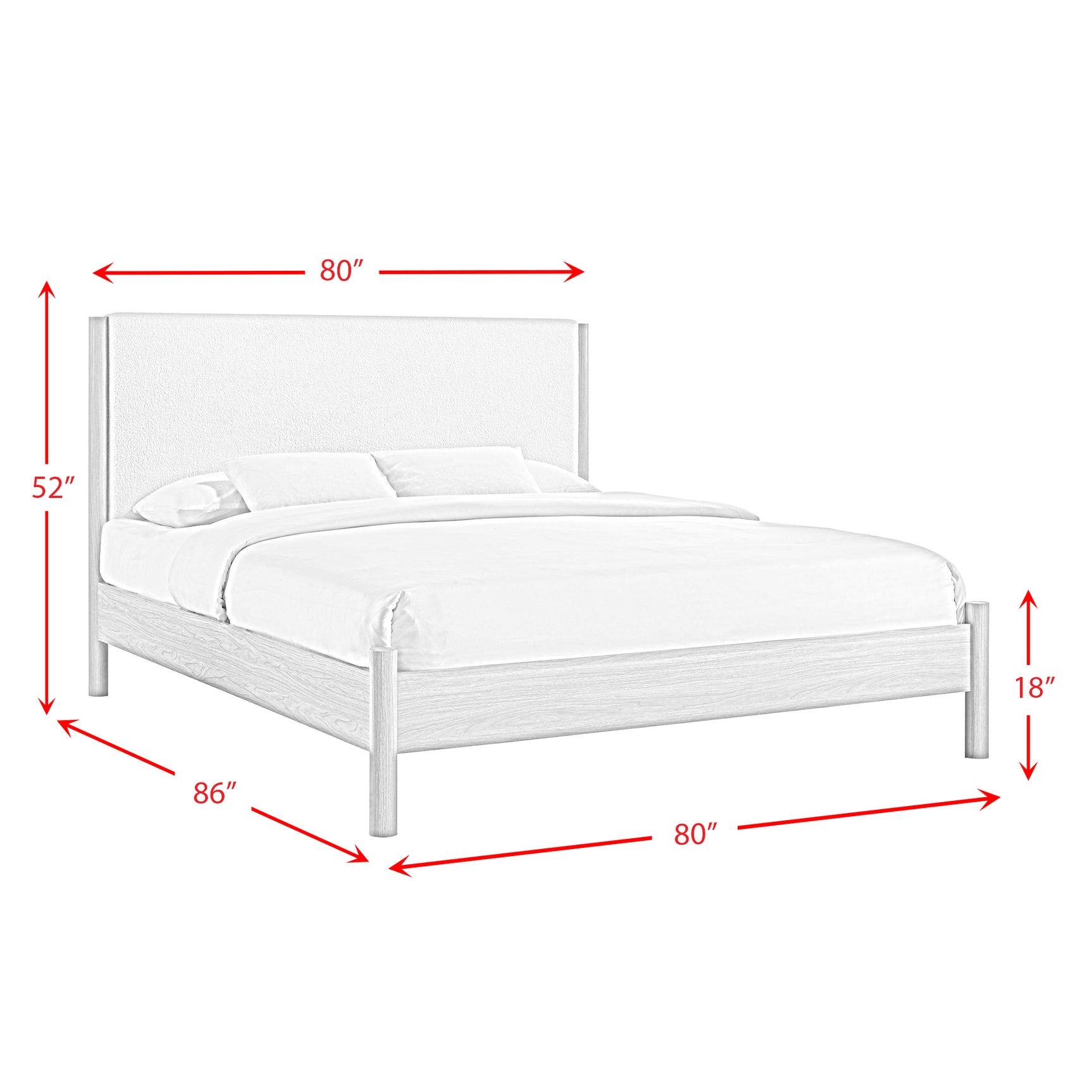Jonas King Bed in Natural