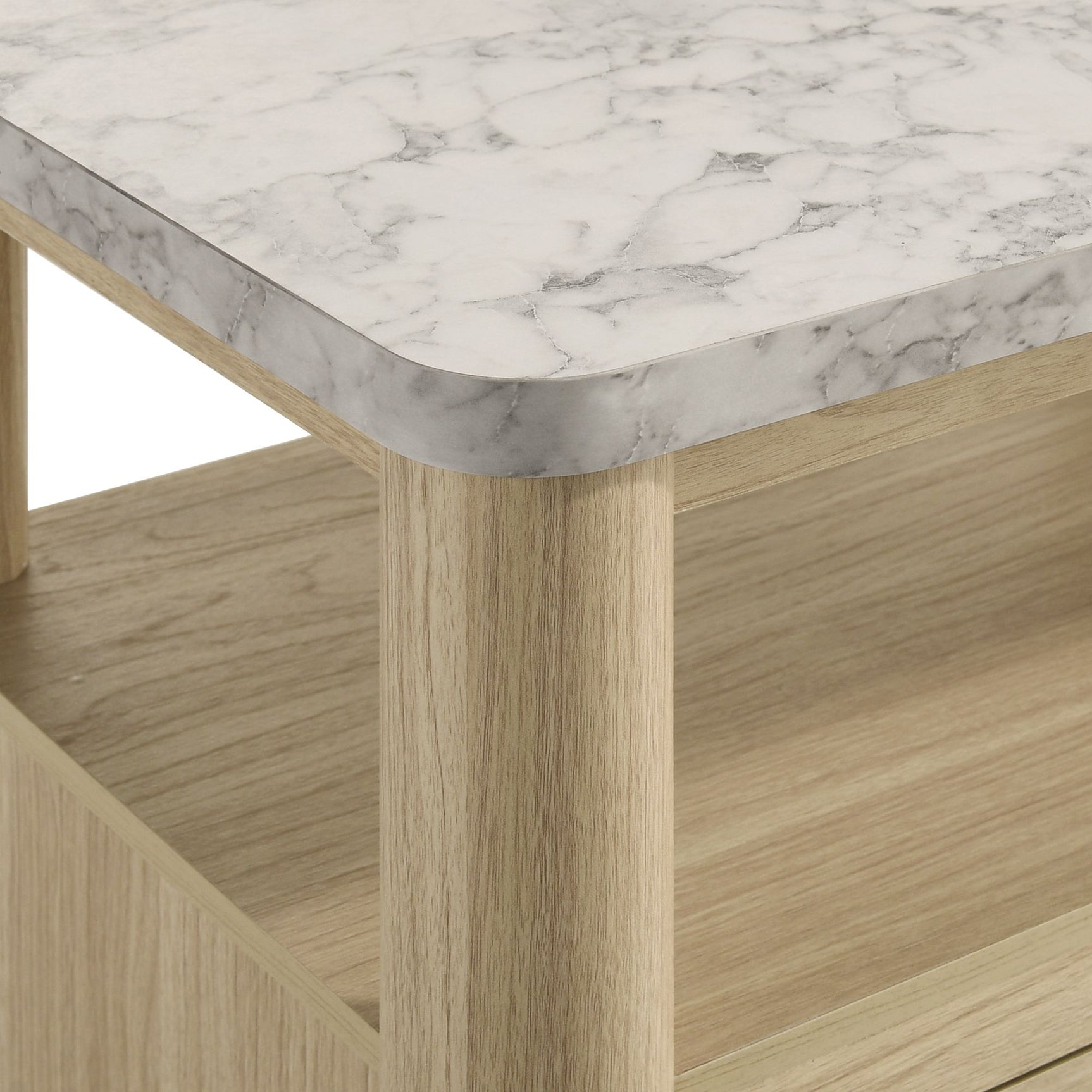 Jonas Nightstand with USB in Natural