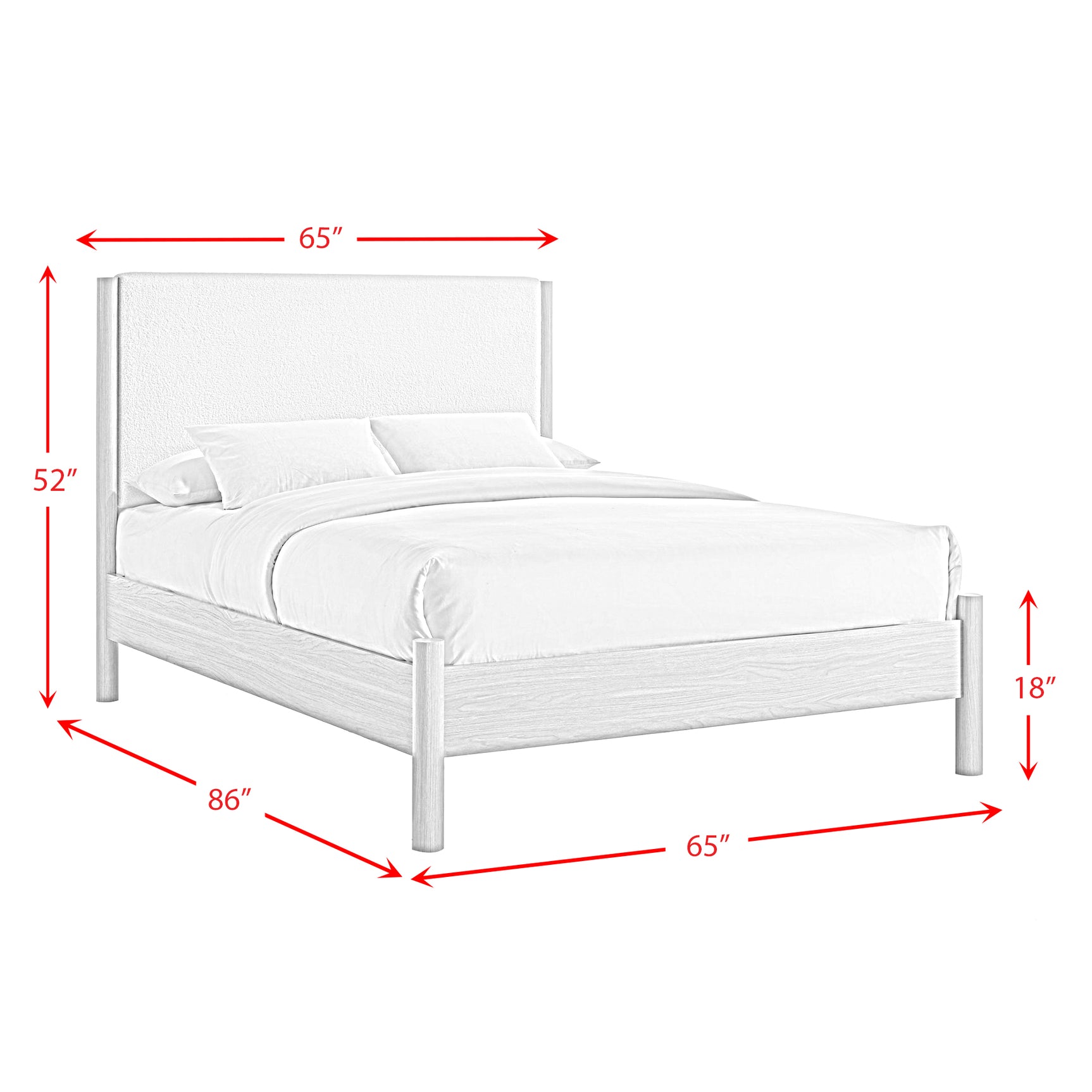 Jonas Queen Bed in Natural