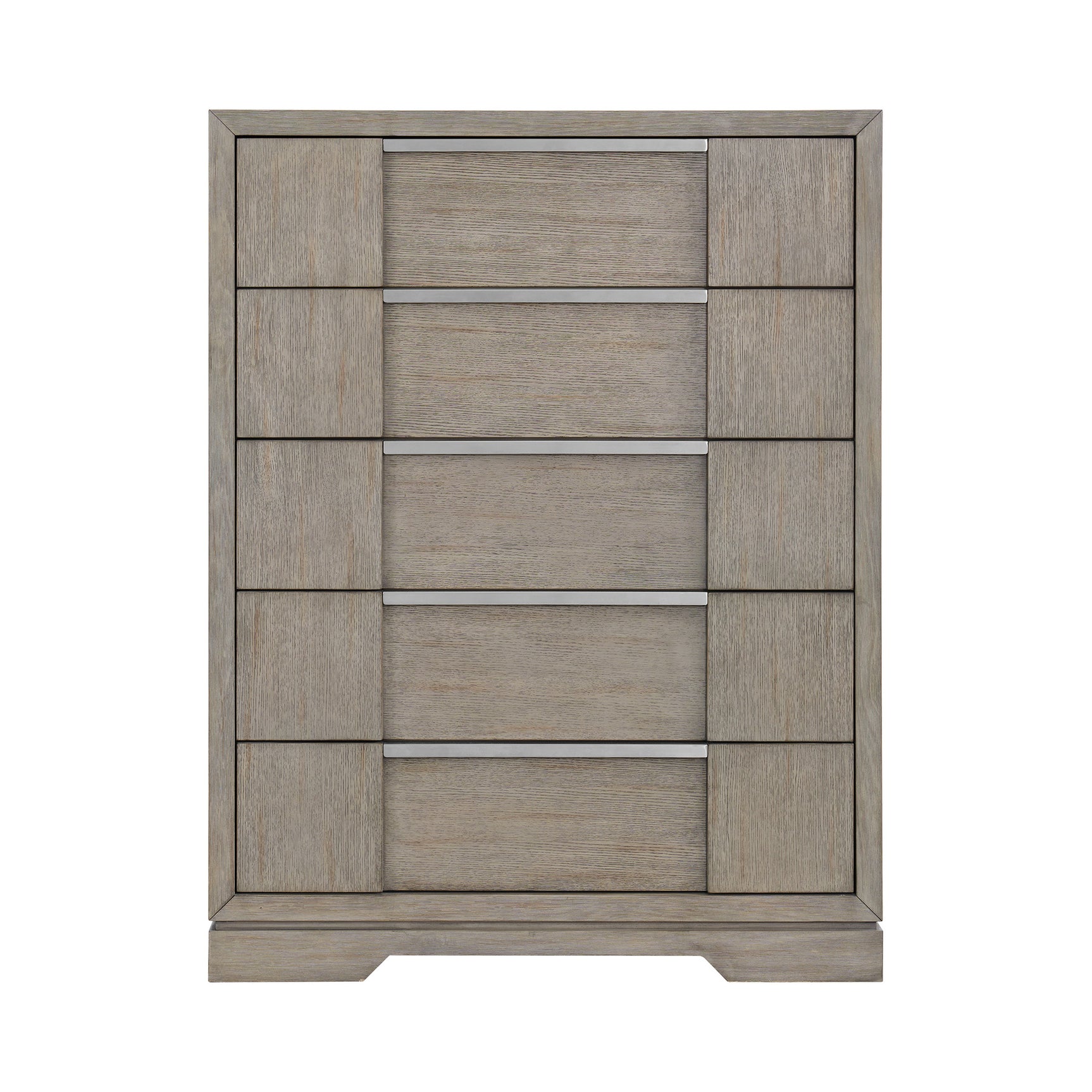 Kelis 5-Drawer Chest in Grey