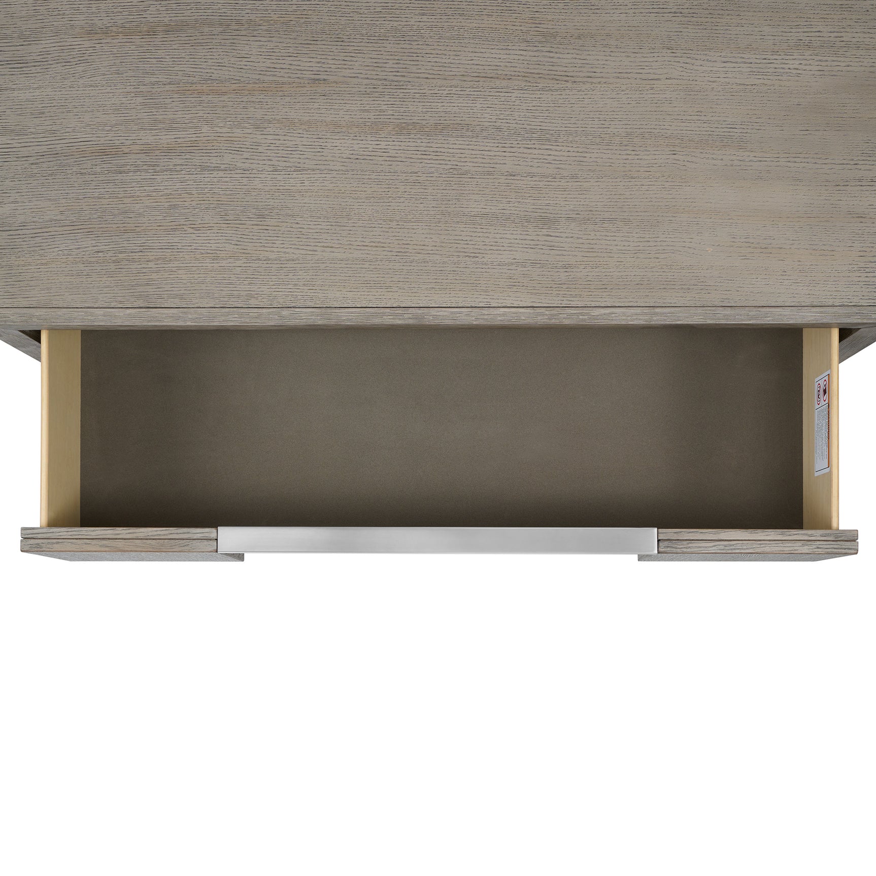 Kelis 3-Drawer Nightstand with USB in Grey