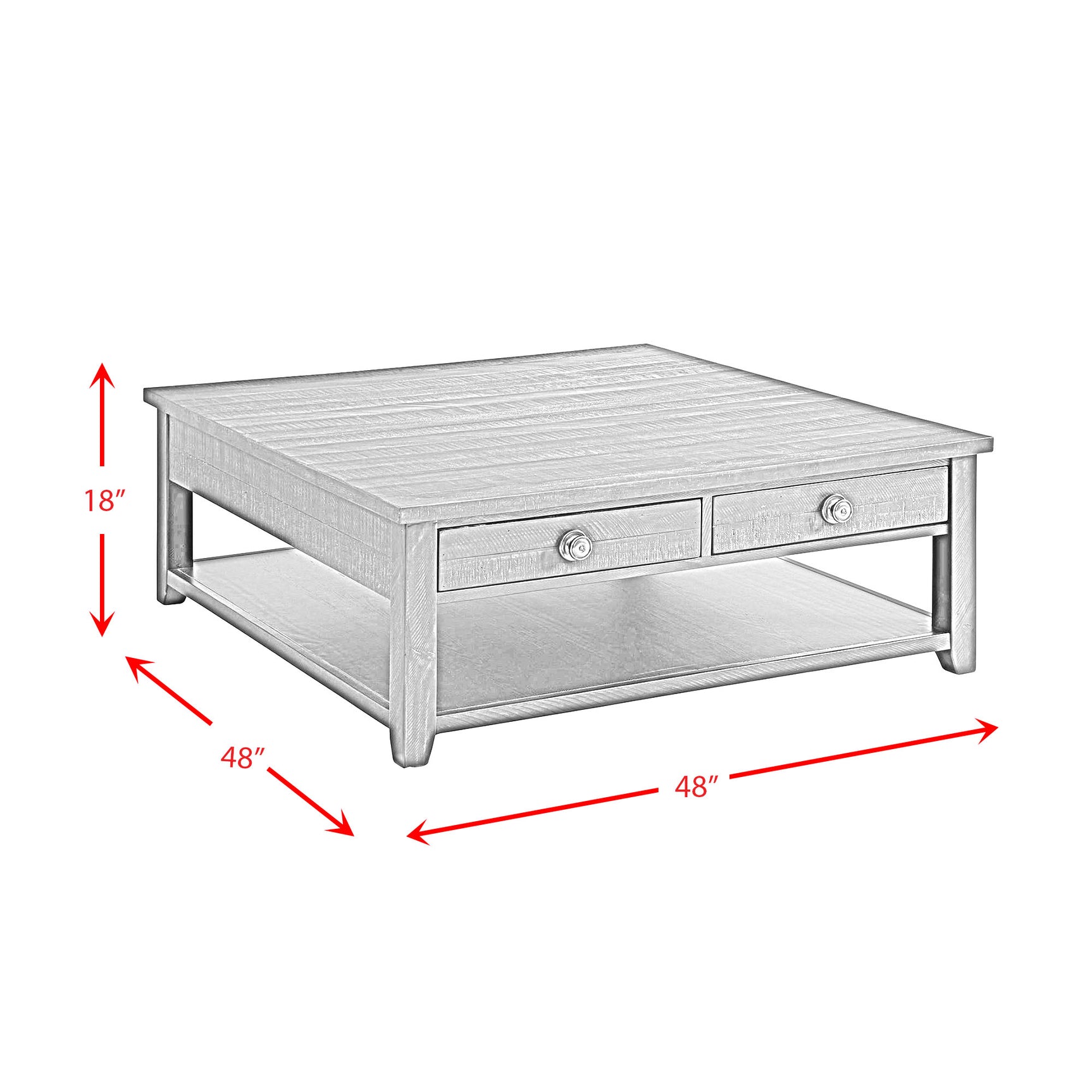 Kendyl Occasional Square Coffee Table - Tampa Furniture Outlet
