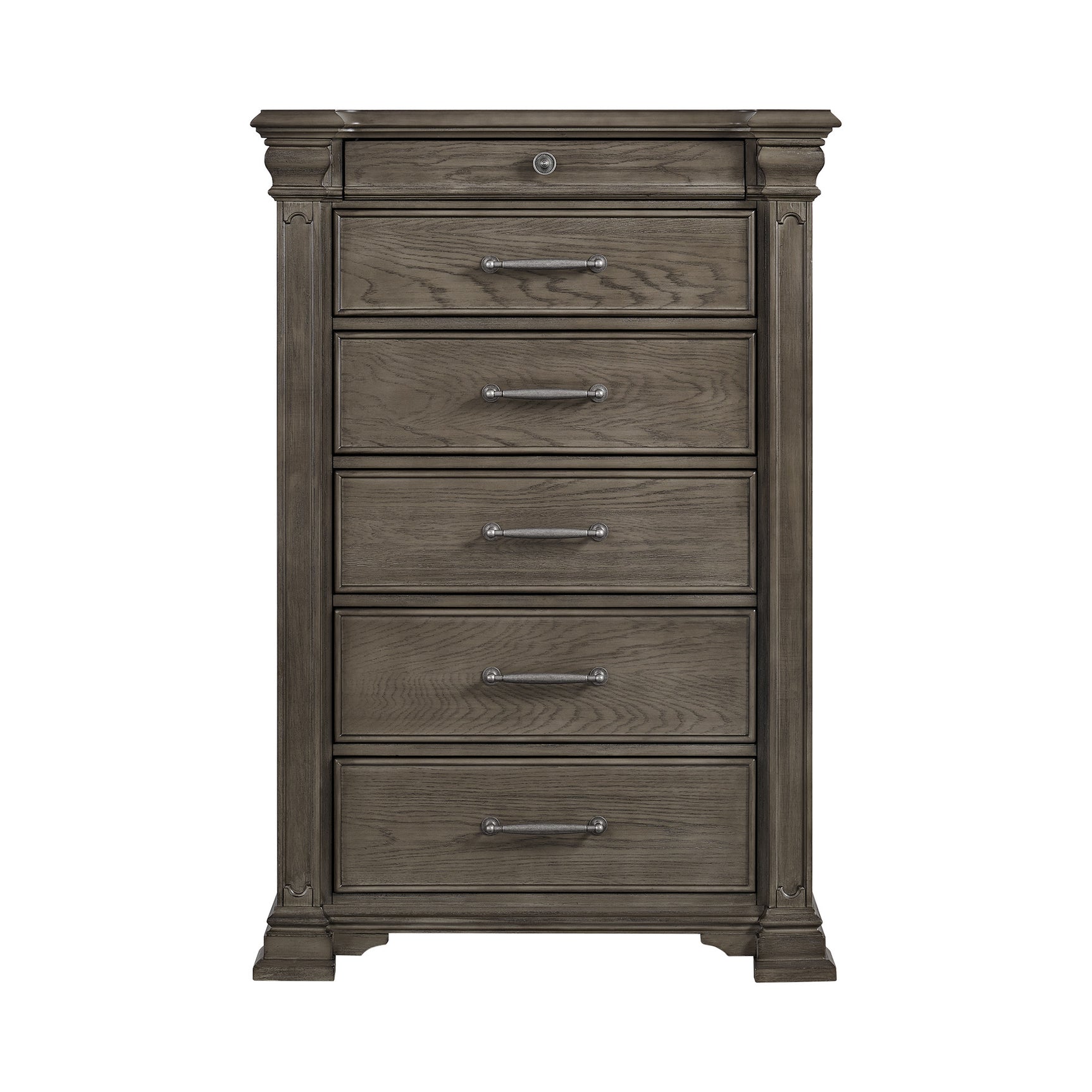 Kings Court 6-Drawer Chest in Grey