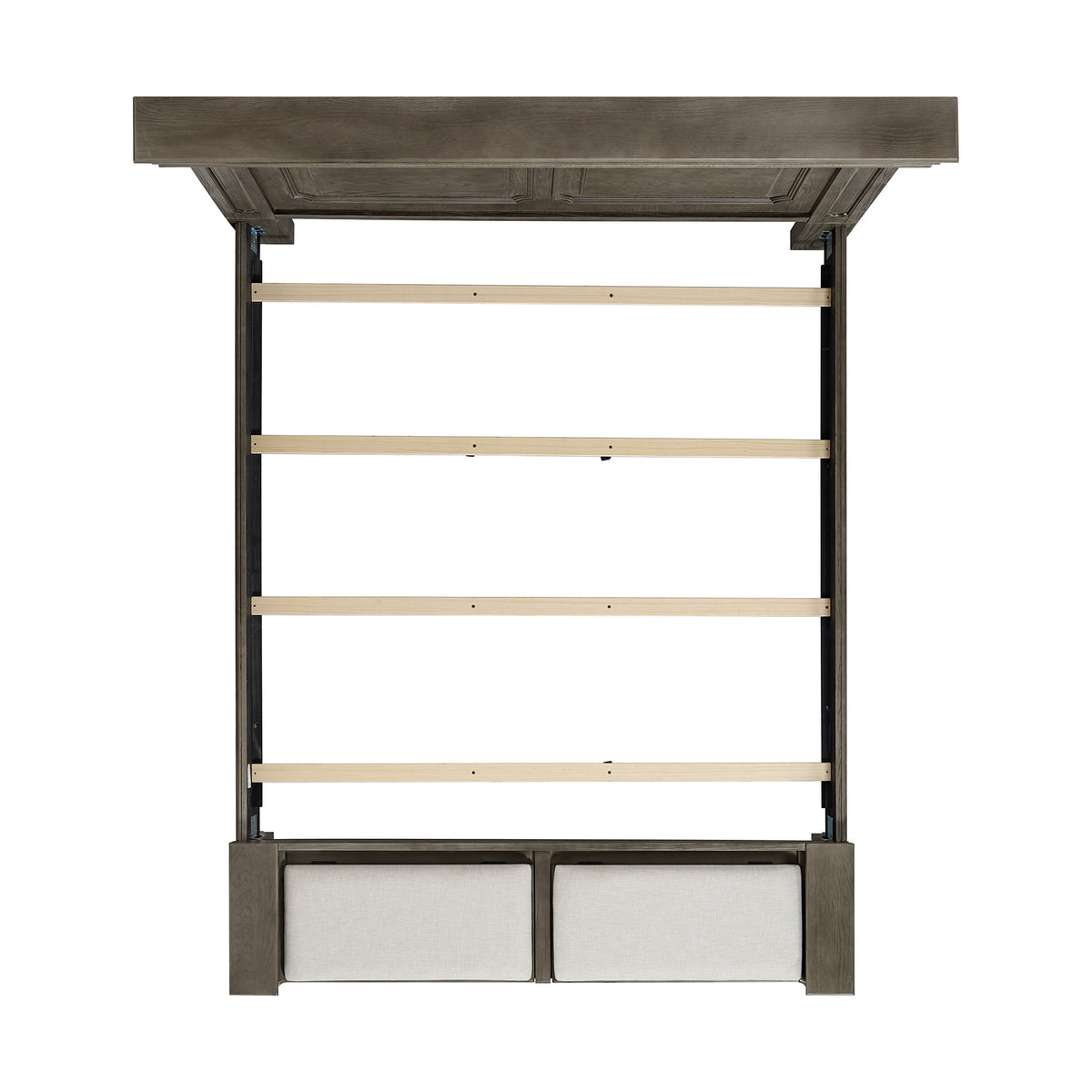 Kings Court King Storage Bed in Grey