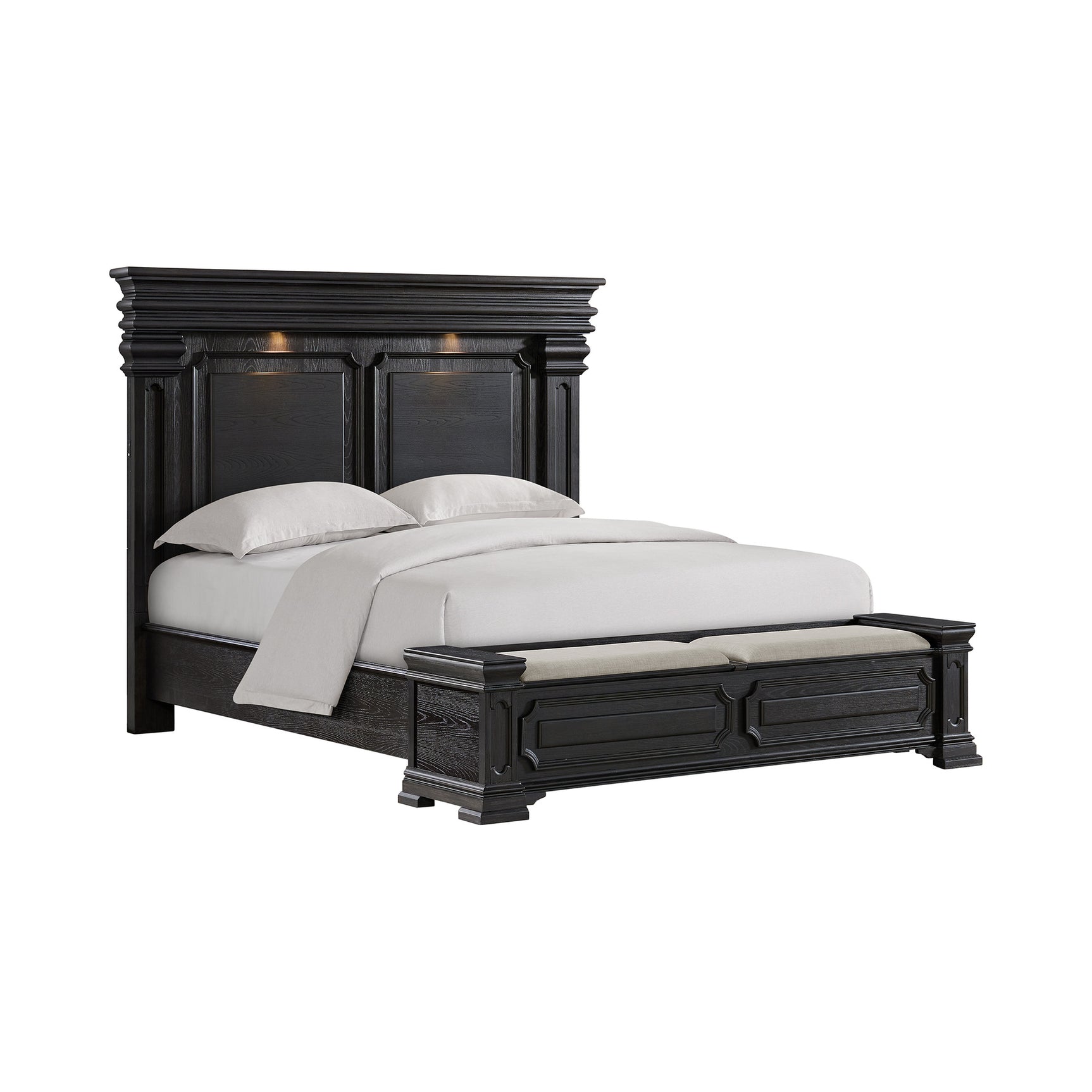 Kings Court King Storage Bed in Black