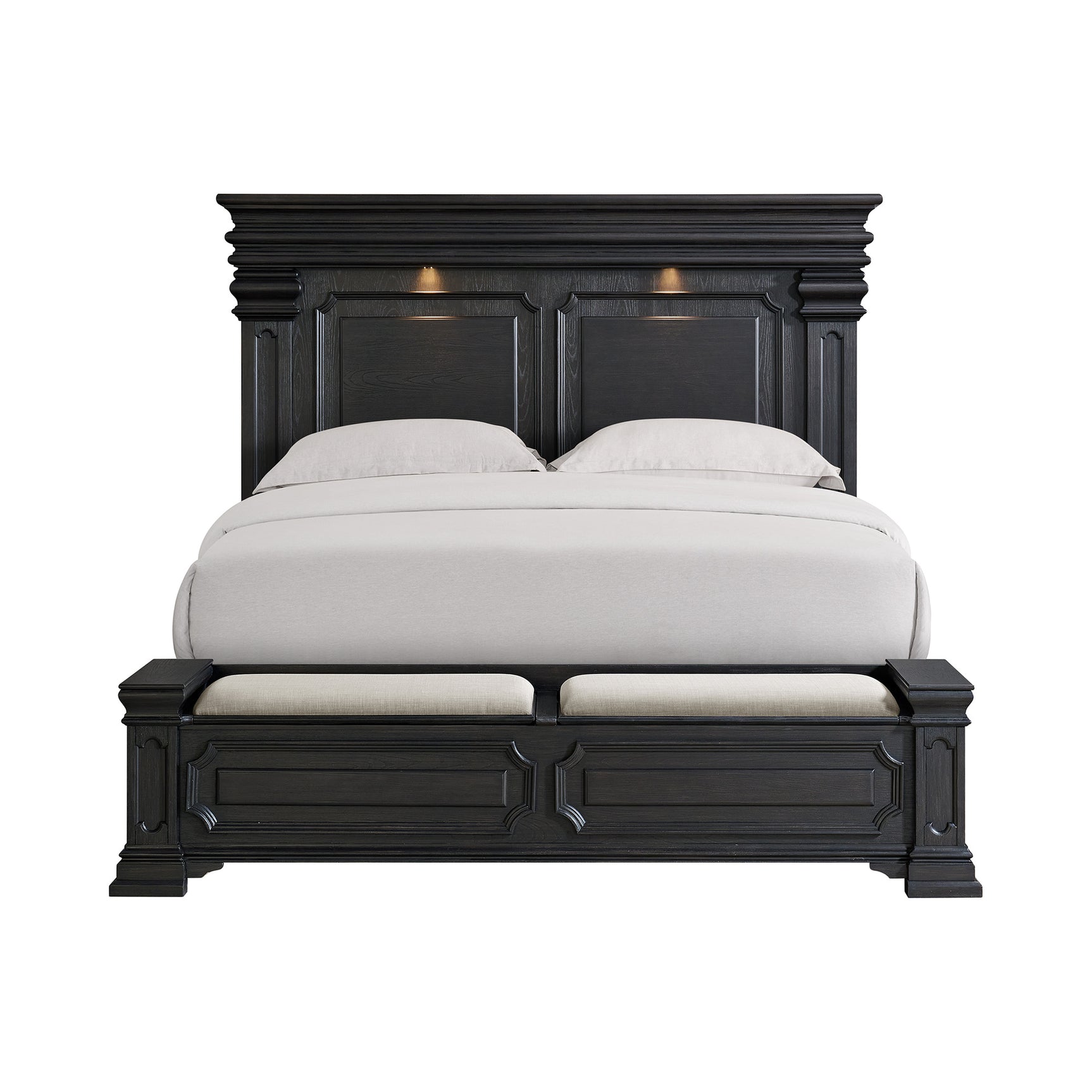 Kings Court King Storage Bed in Black