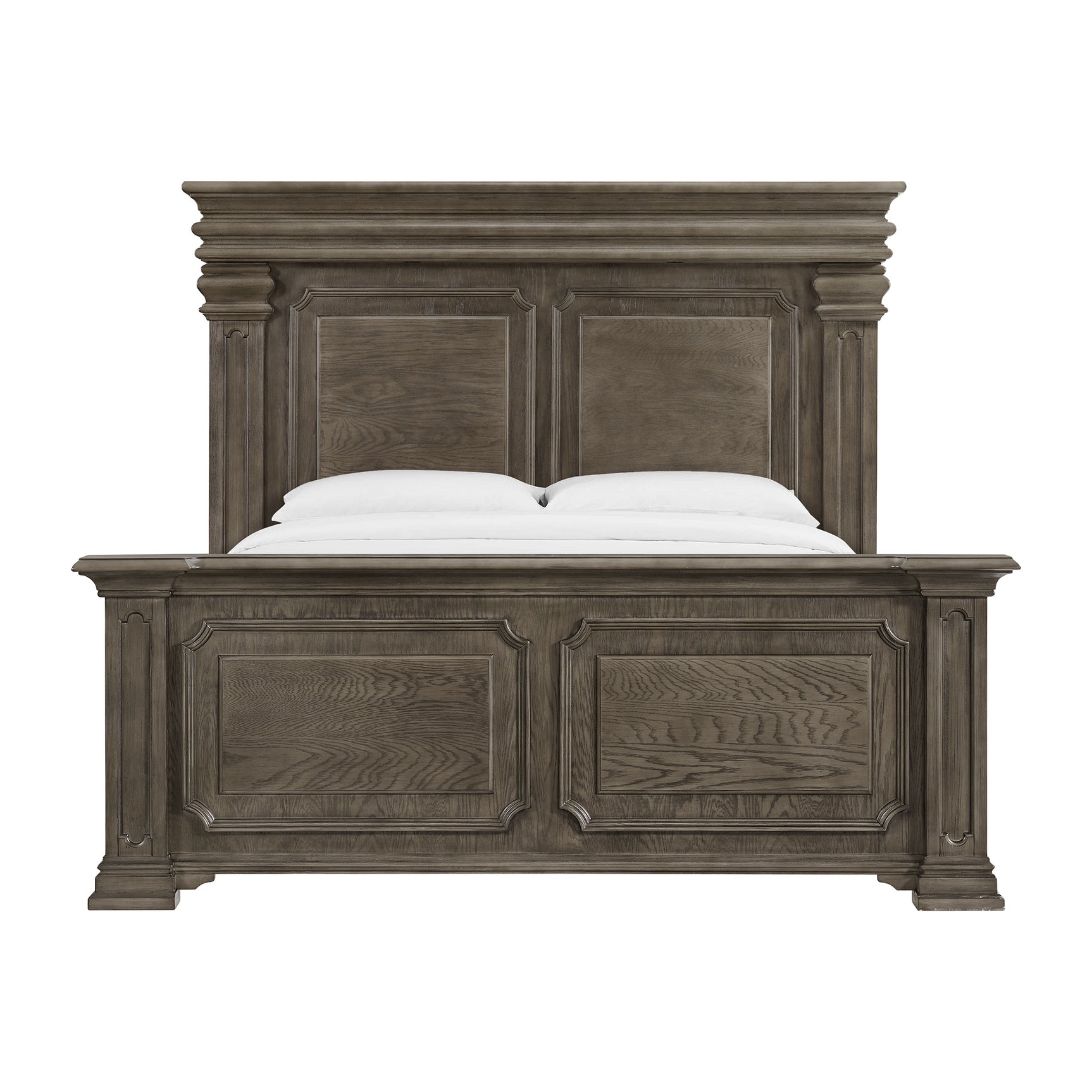 Kings Court King Bed in Grey - Tampa Furniture Outlet