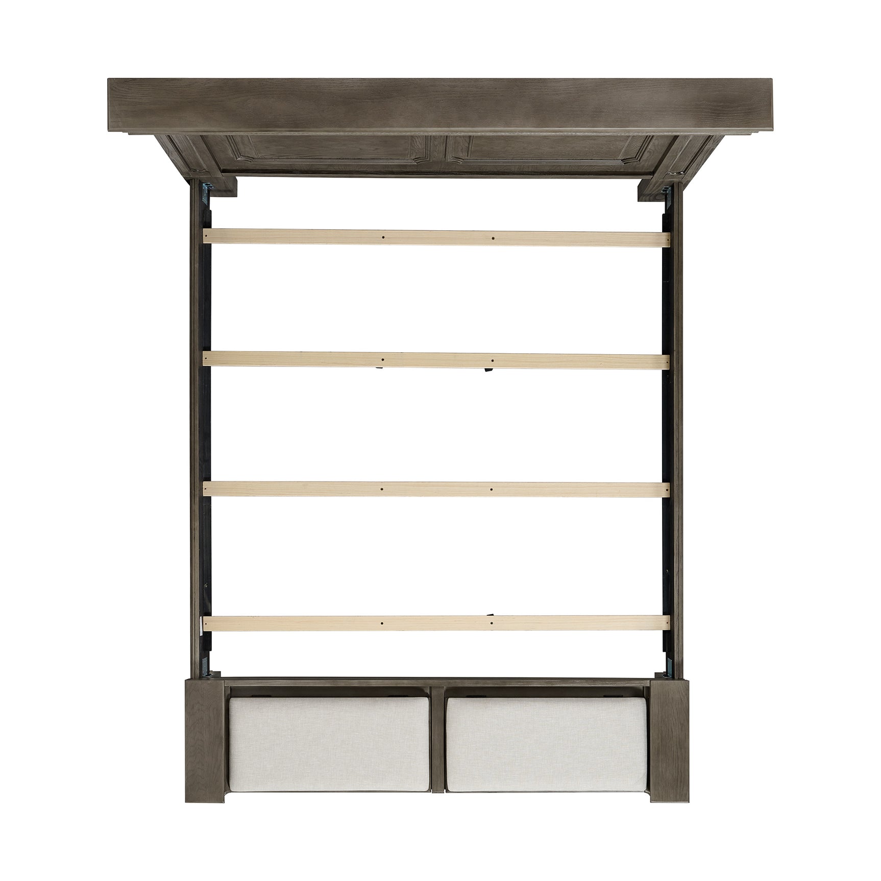 Kings Court King Storage Bed in Grey - Tampa Furniture Outlet