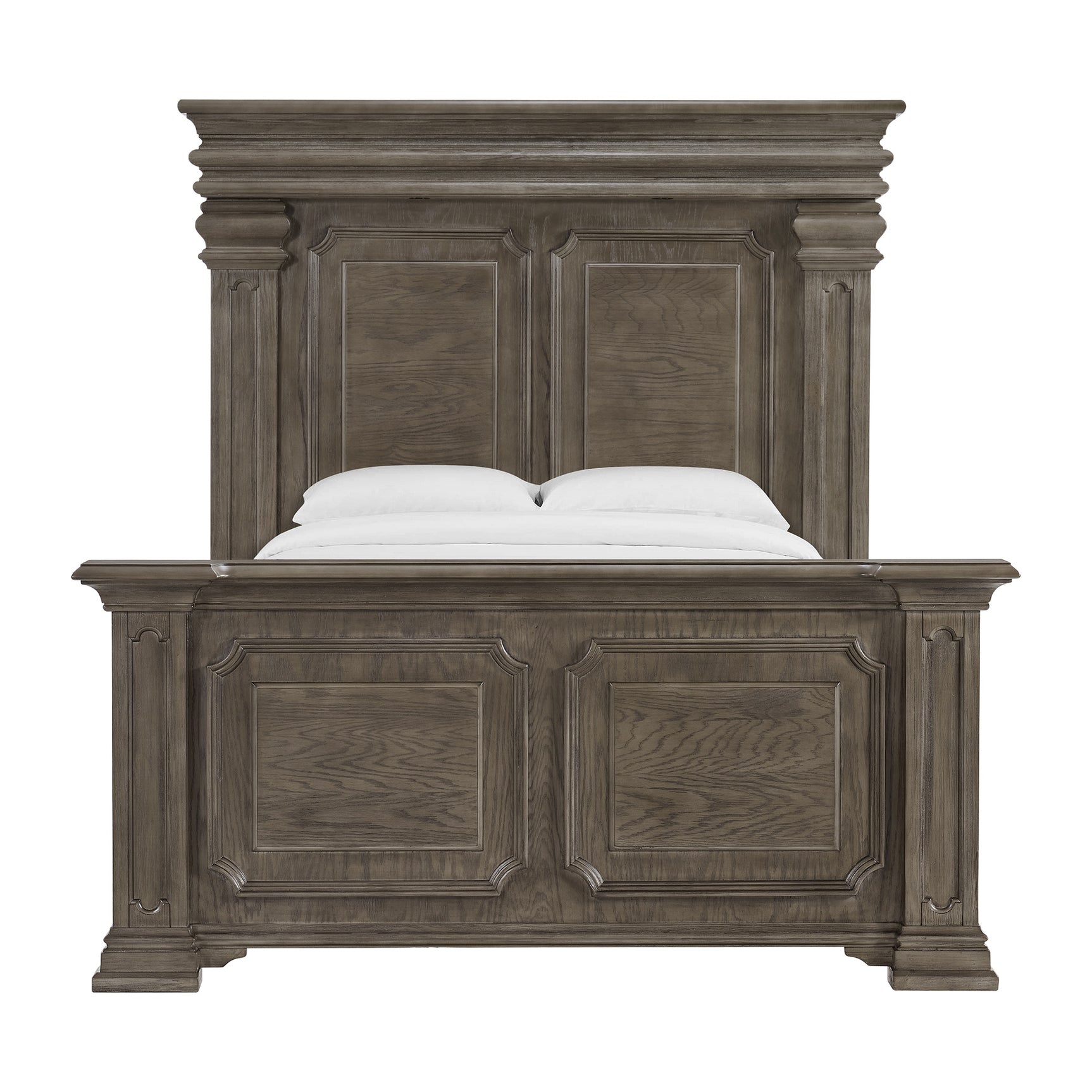 Kings Court Queen Bed in Grey - Tampa Furniture Outlet