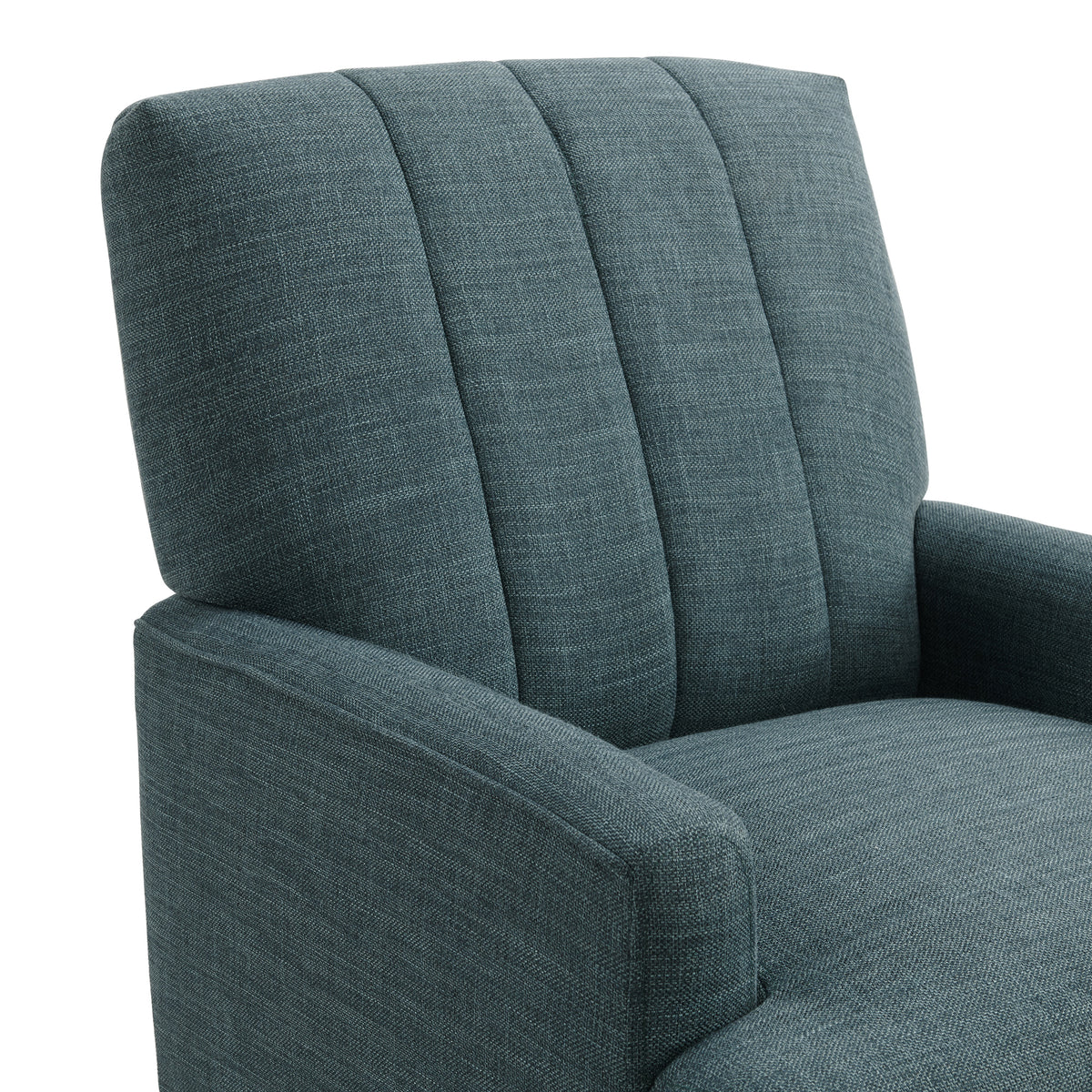 Kiwi Chair with Channel Back in Palmer Teal